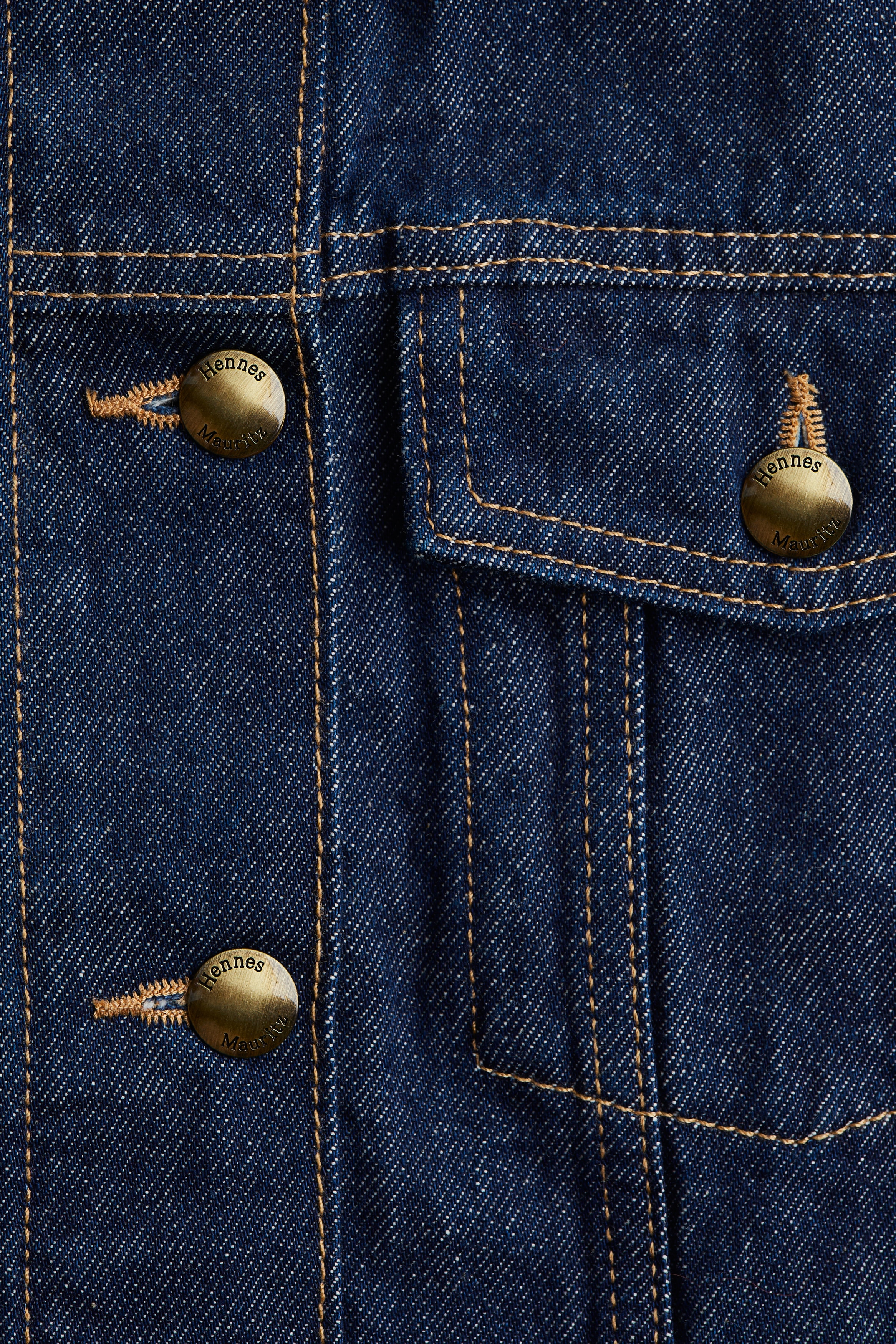 希少　モスキーノ　デニムジャケット　総柄　中綿　金ボタン　ゴールド　ブルー　M デニムジャケット - ダークデニムブルー - レディース | H&M JP