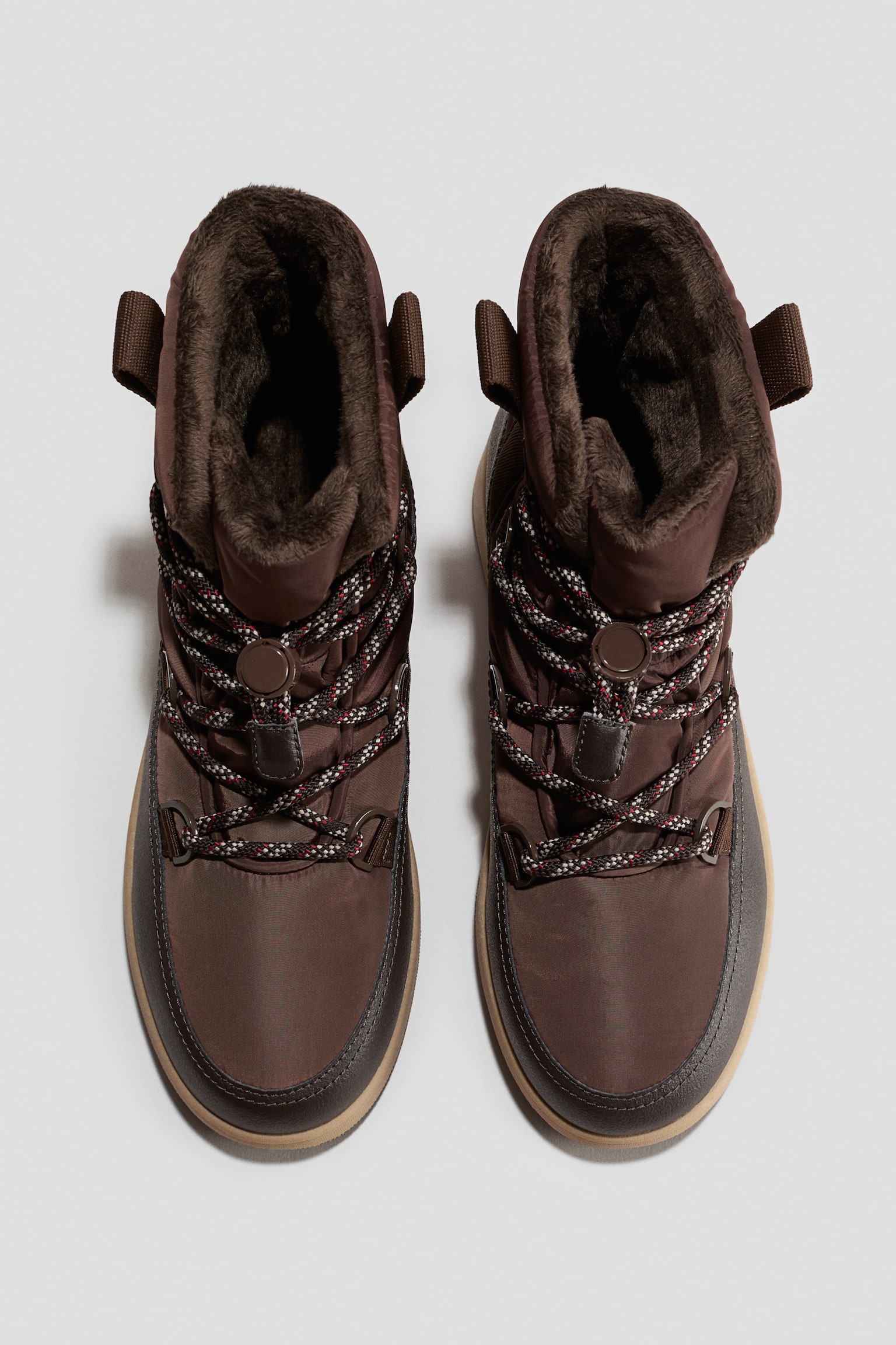Bottines imperméables et chaudement doublées - Marron/Noir