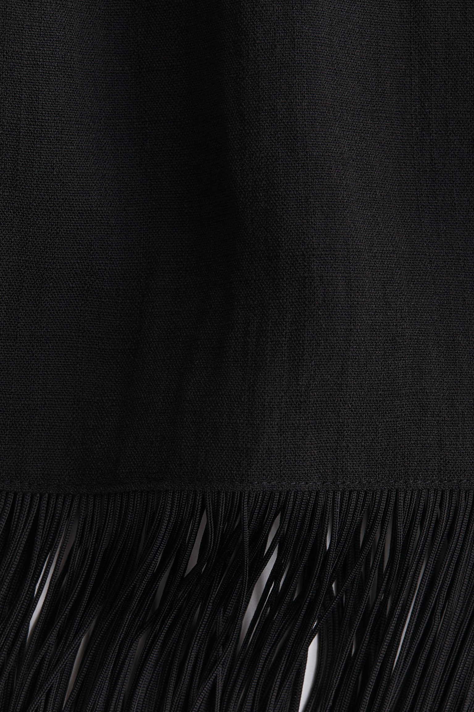 Fringed shoulder-pad dress - 4