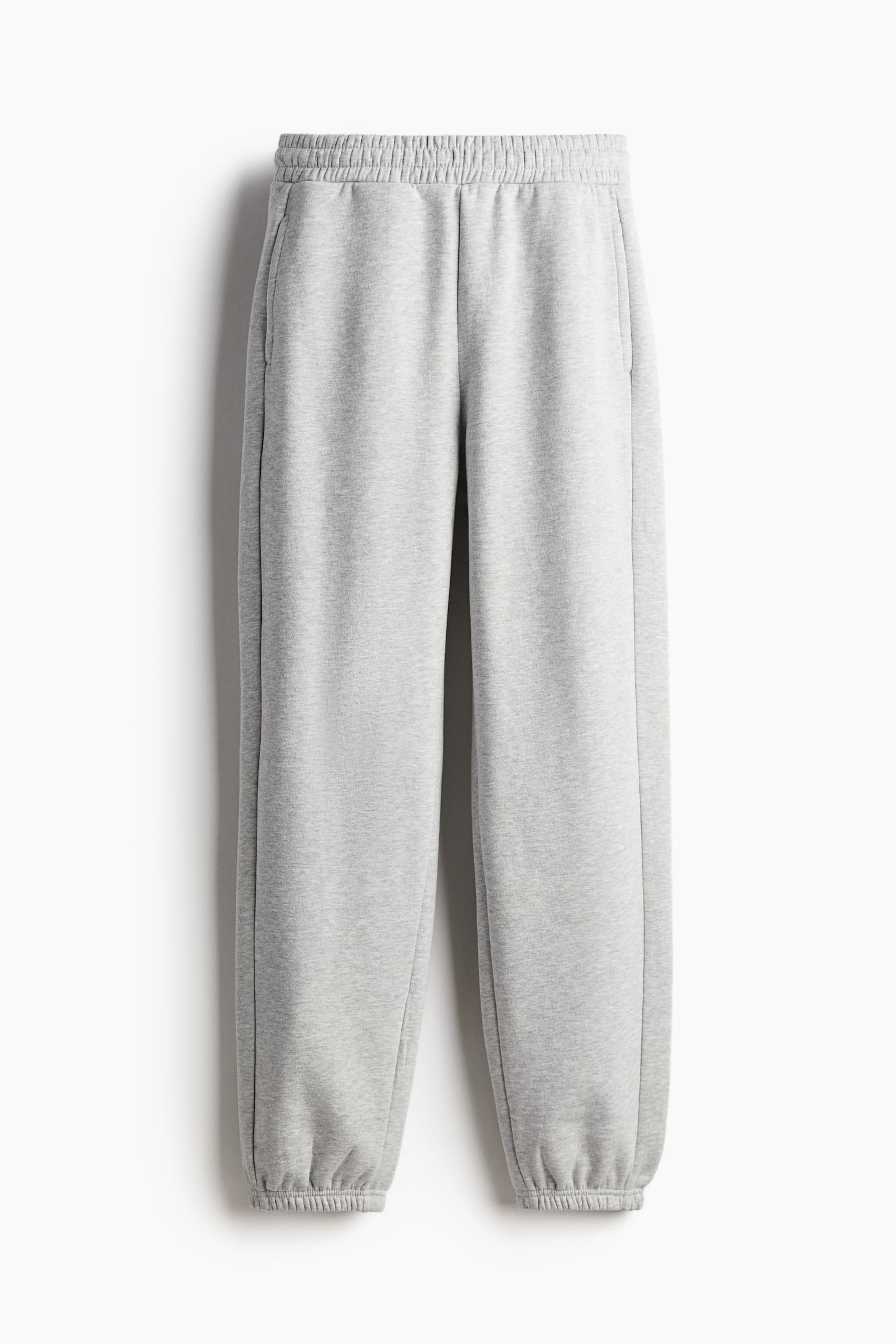 Relaxed-fit joggers - Light grey marl/Black/Light dusty pink/Dark grey - 2