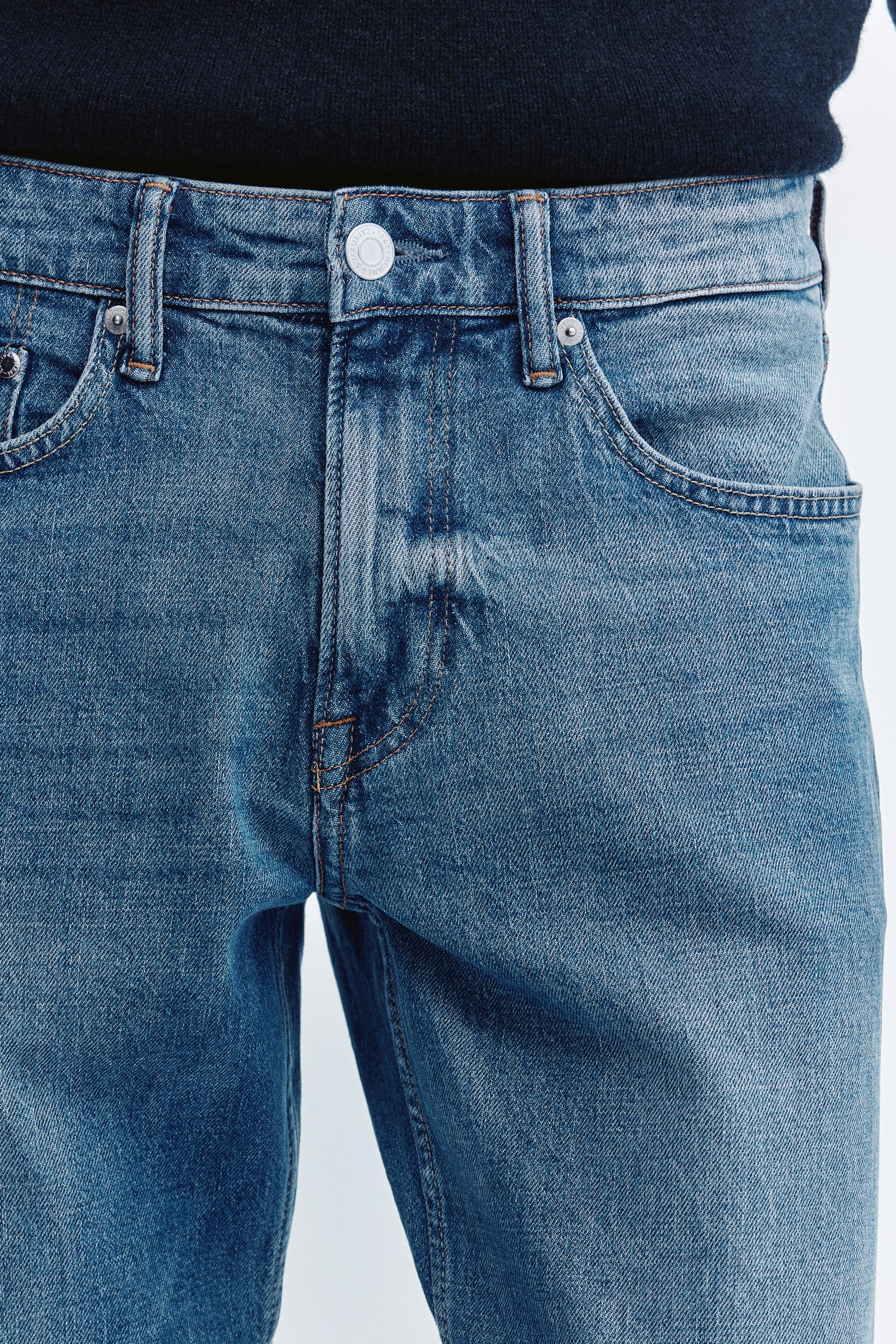 Tapered jeans - Denim blue/Denim black/Dark denim blue - 5