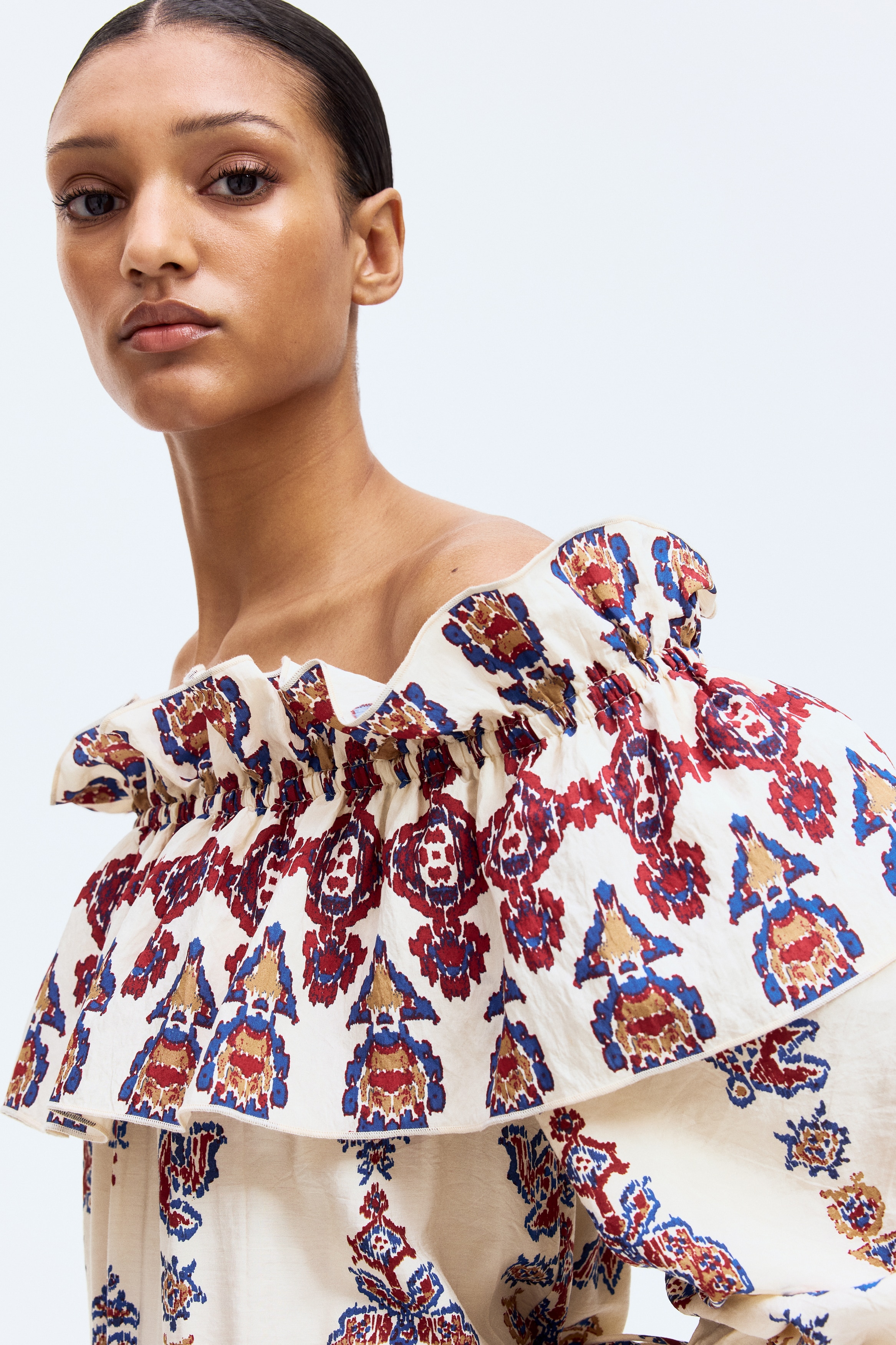 Off-the-shoulder dress