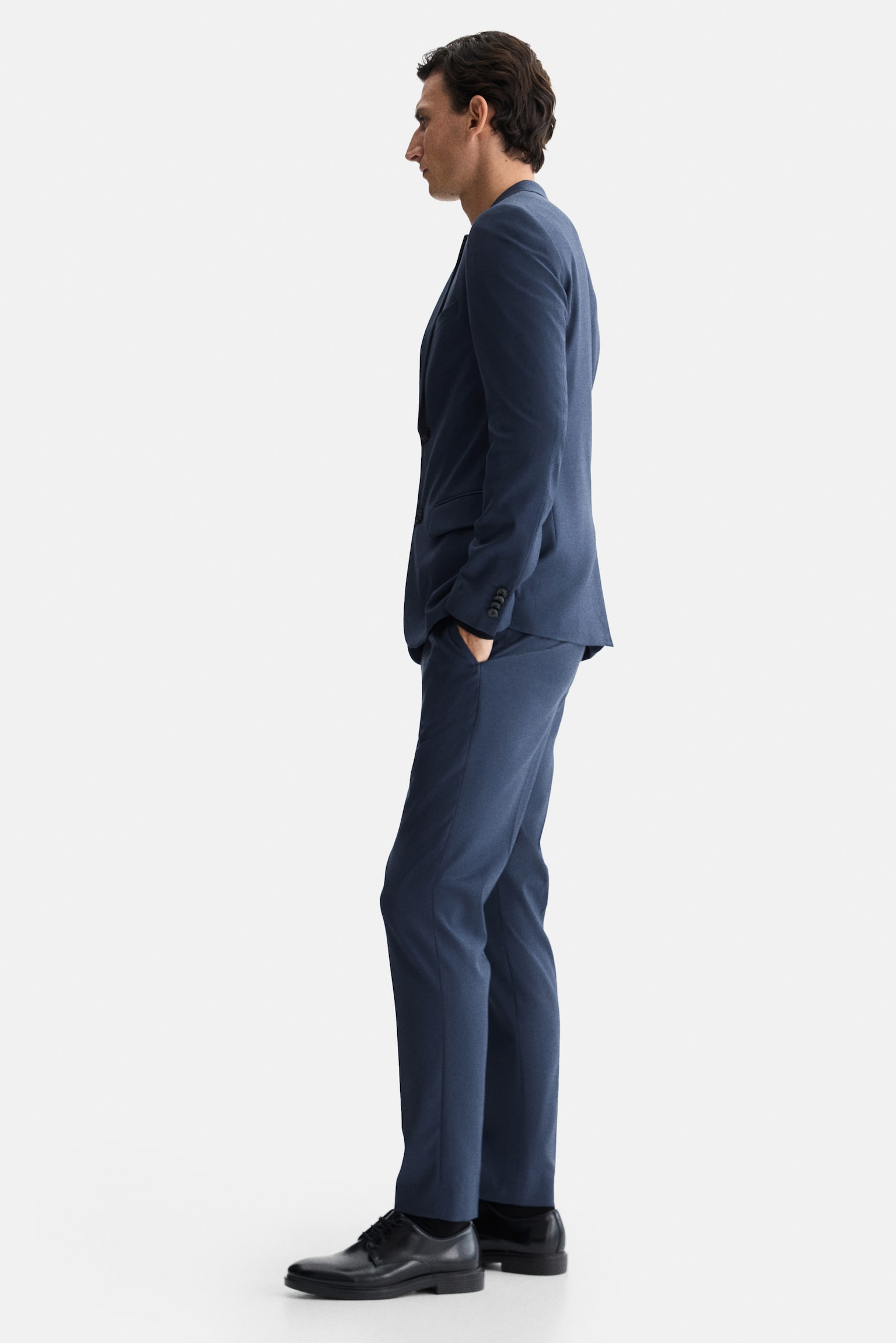 Skinny Fit Suit trousers - Dark blue/Black/Dark gray - 3
