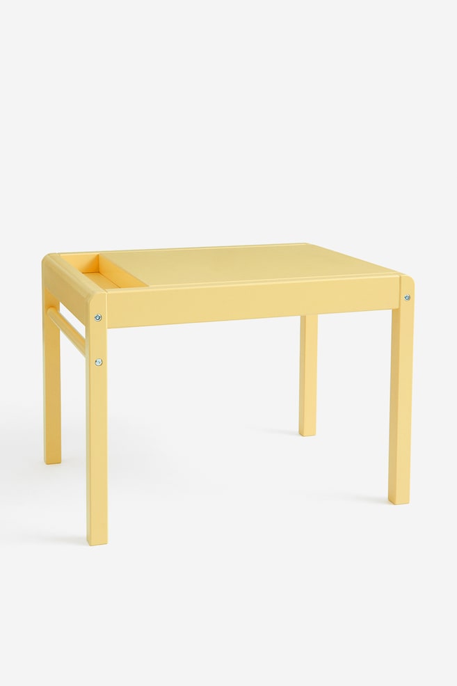 Children's desk - Light yellow/Beige/Green/Grey - 1