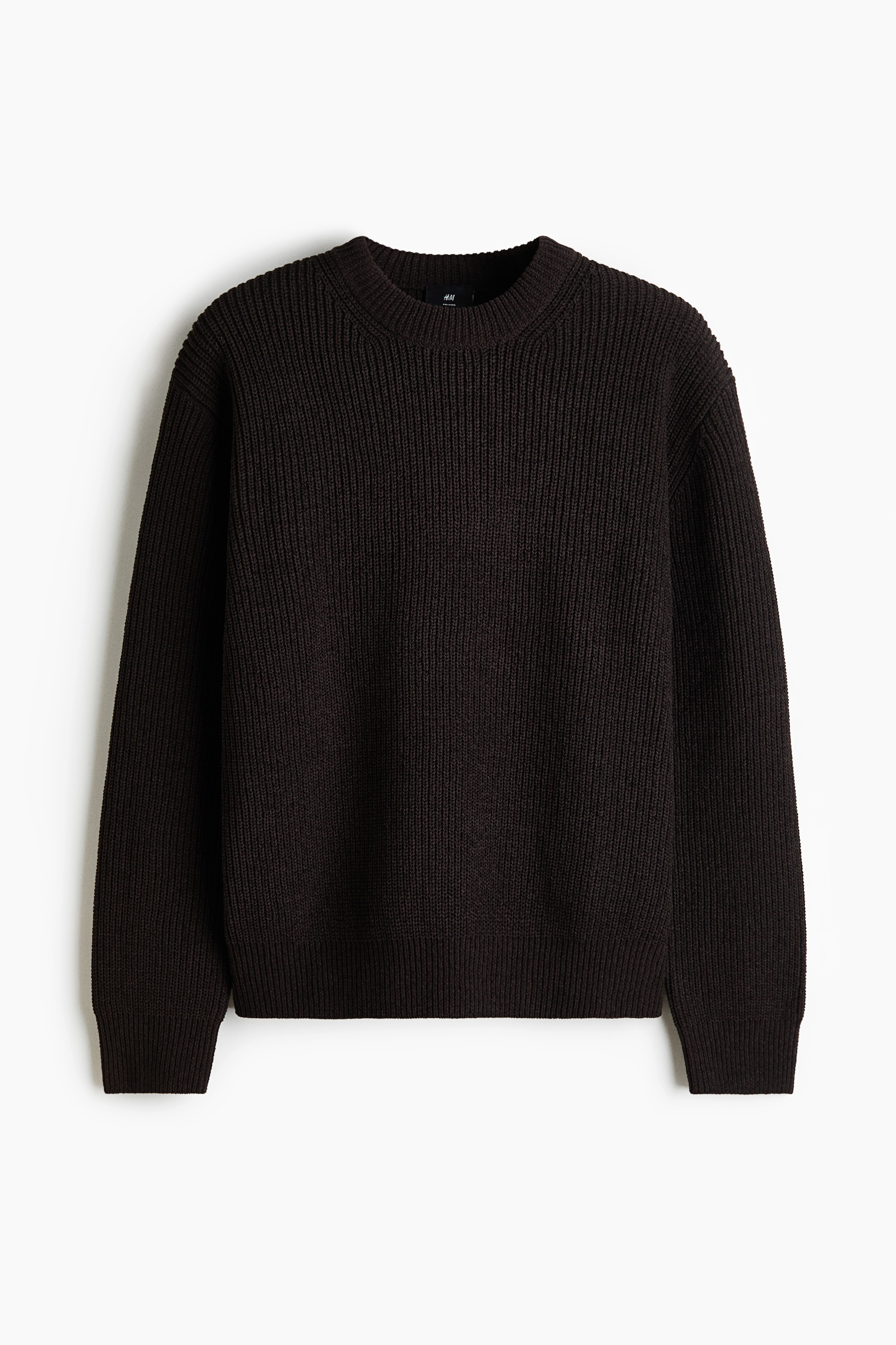 Relaxed-Fit Rib-Knit Sweater