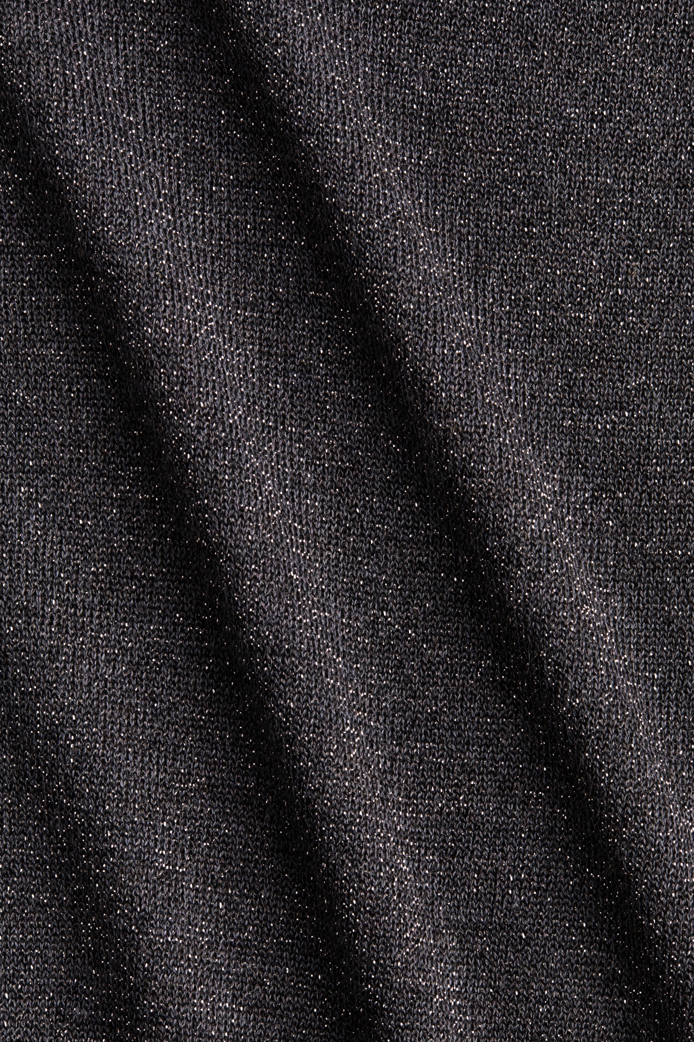 Fine-knit glittery top