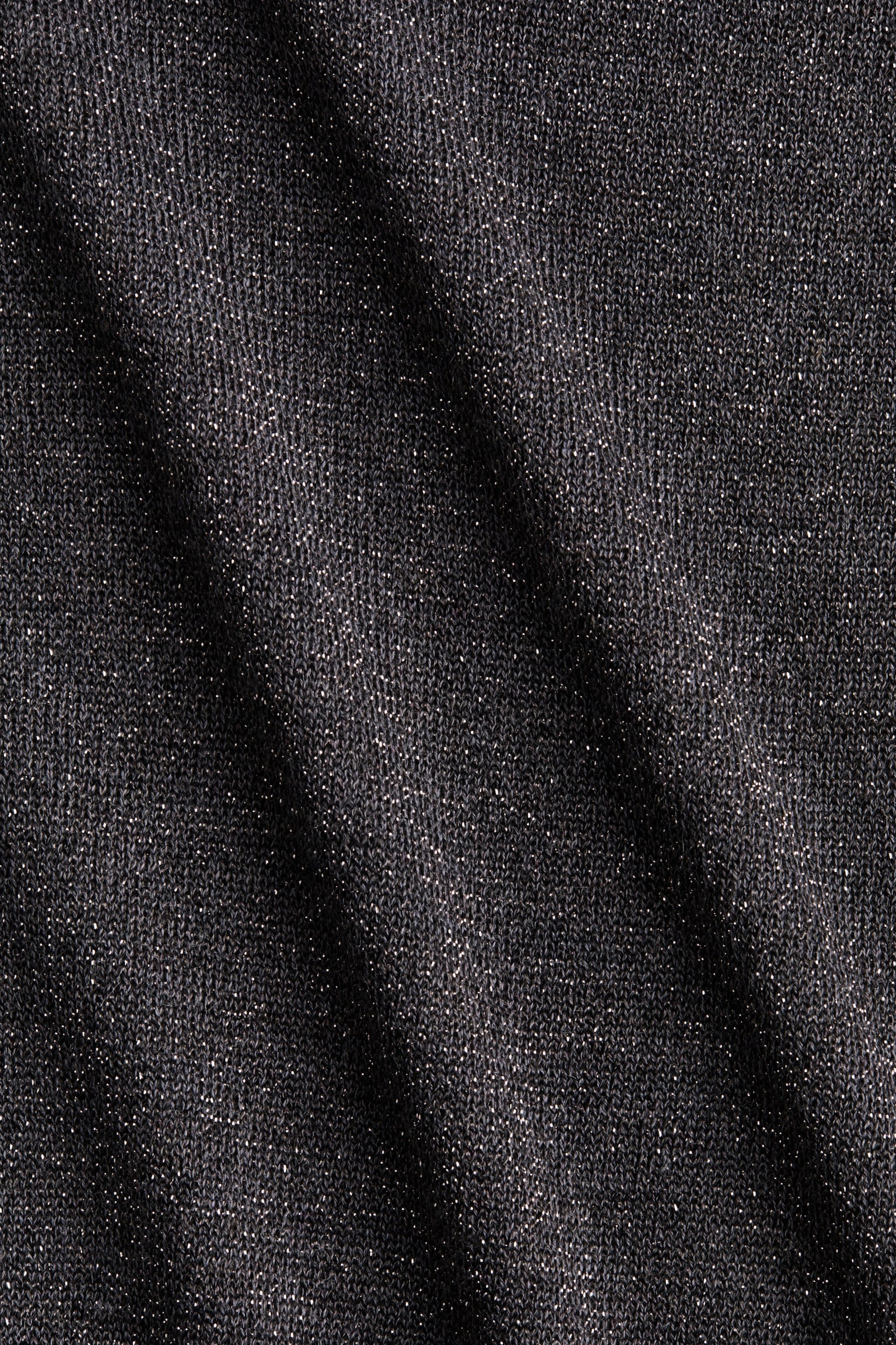Fine-knit glittery top - Dark grey/Dusty pink marl/Dark khaki green - 7