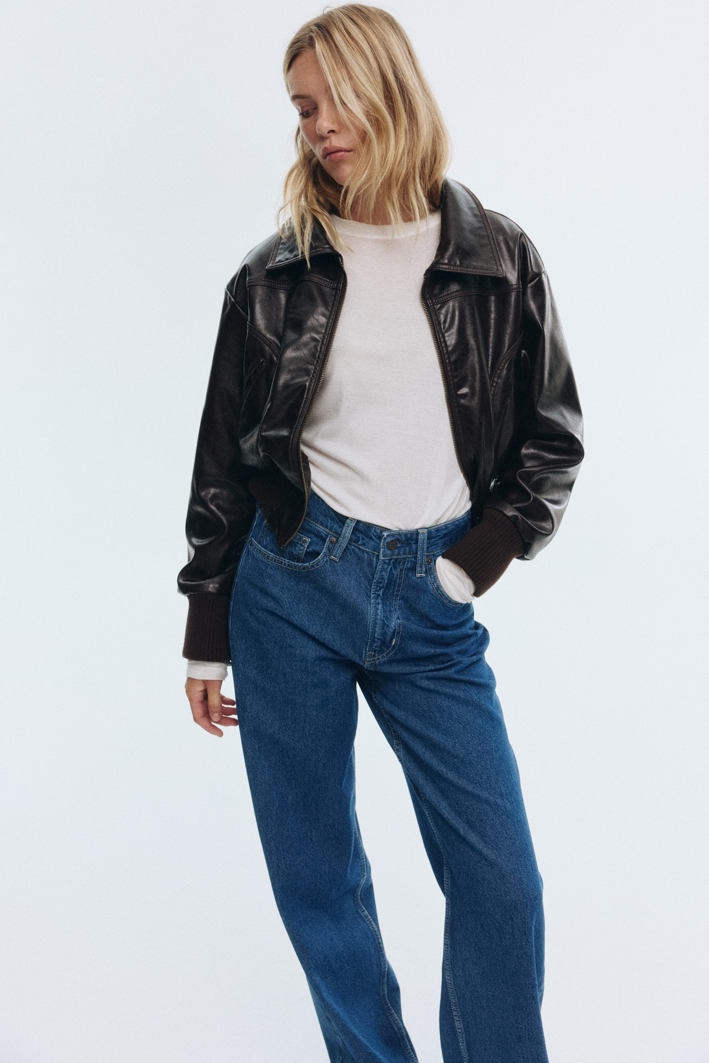 Wide High Jeans