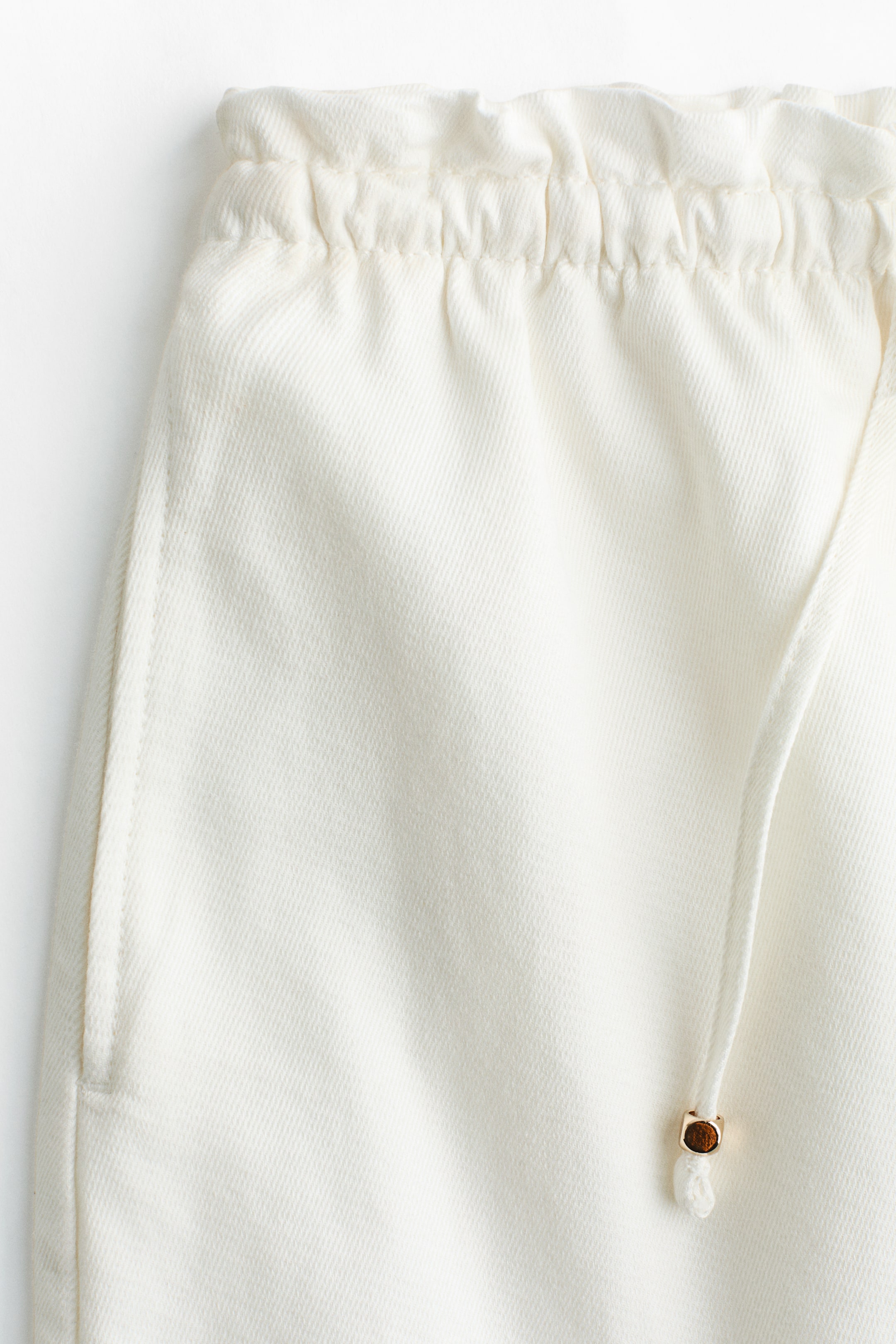 Denim Drawstring Shorts
