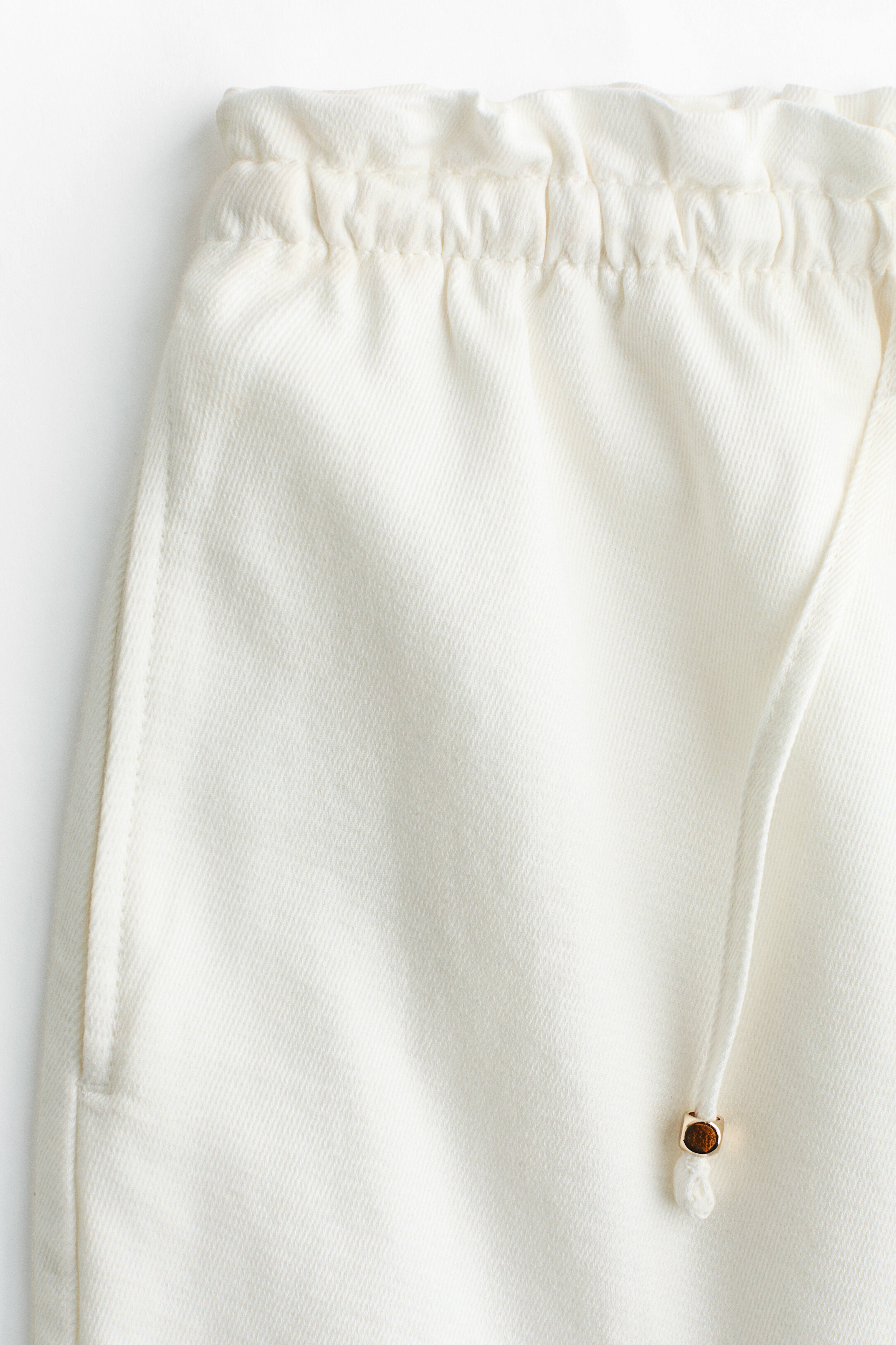 Denim Drawstring Shorts