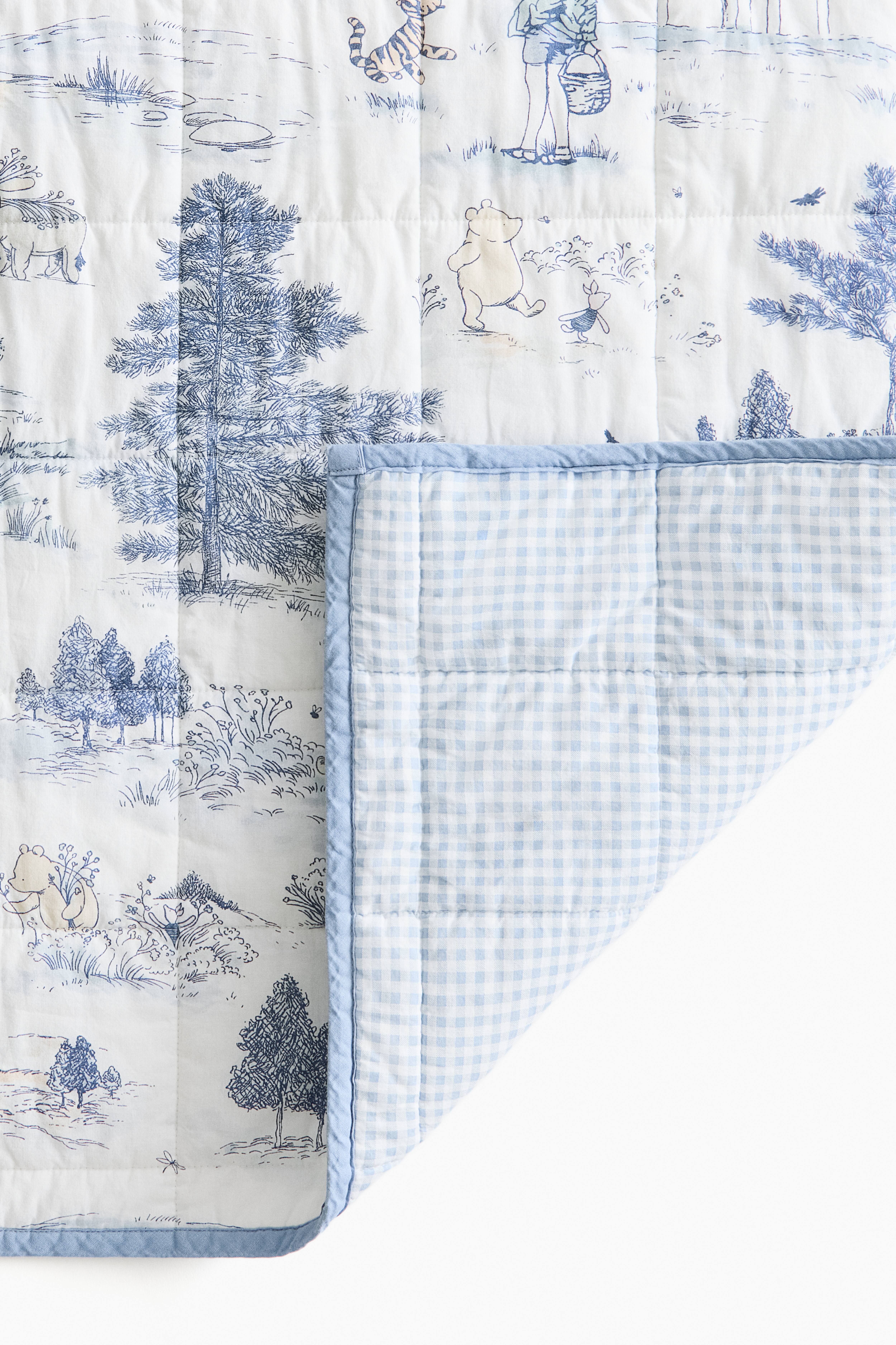 Jeté de lit en coton à motif