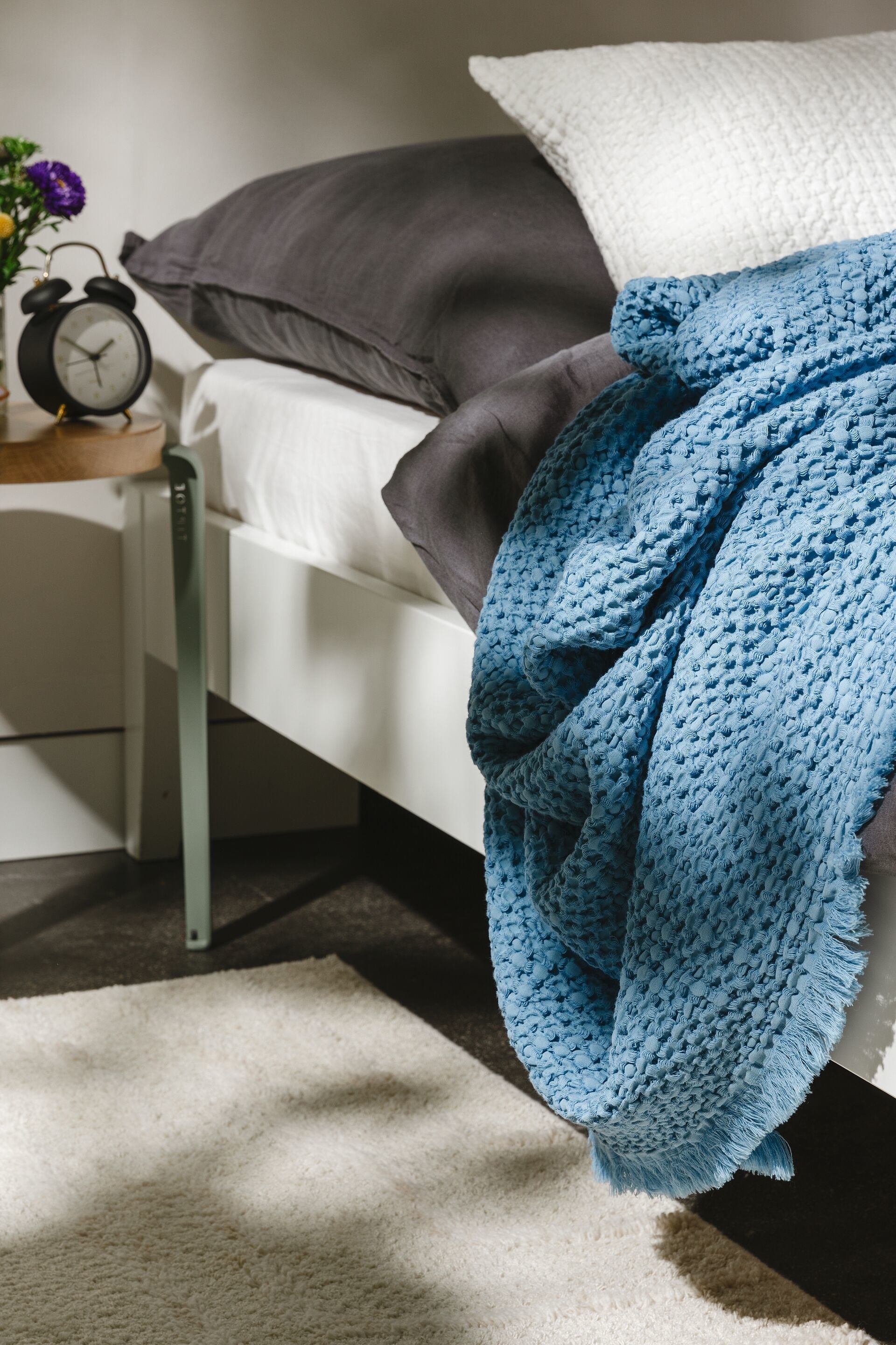 Puuvilla Huopa Cloe - Blau/Blau/grau/Lila/Cream/Beige/Türkis