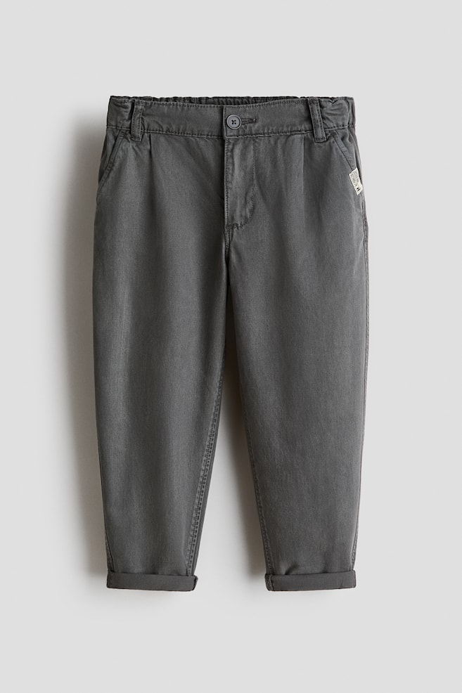 Chino aus Lyocellmix - Dunkelgrau/Marineblau/Beige - 1