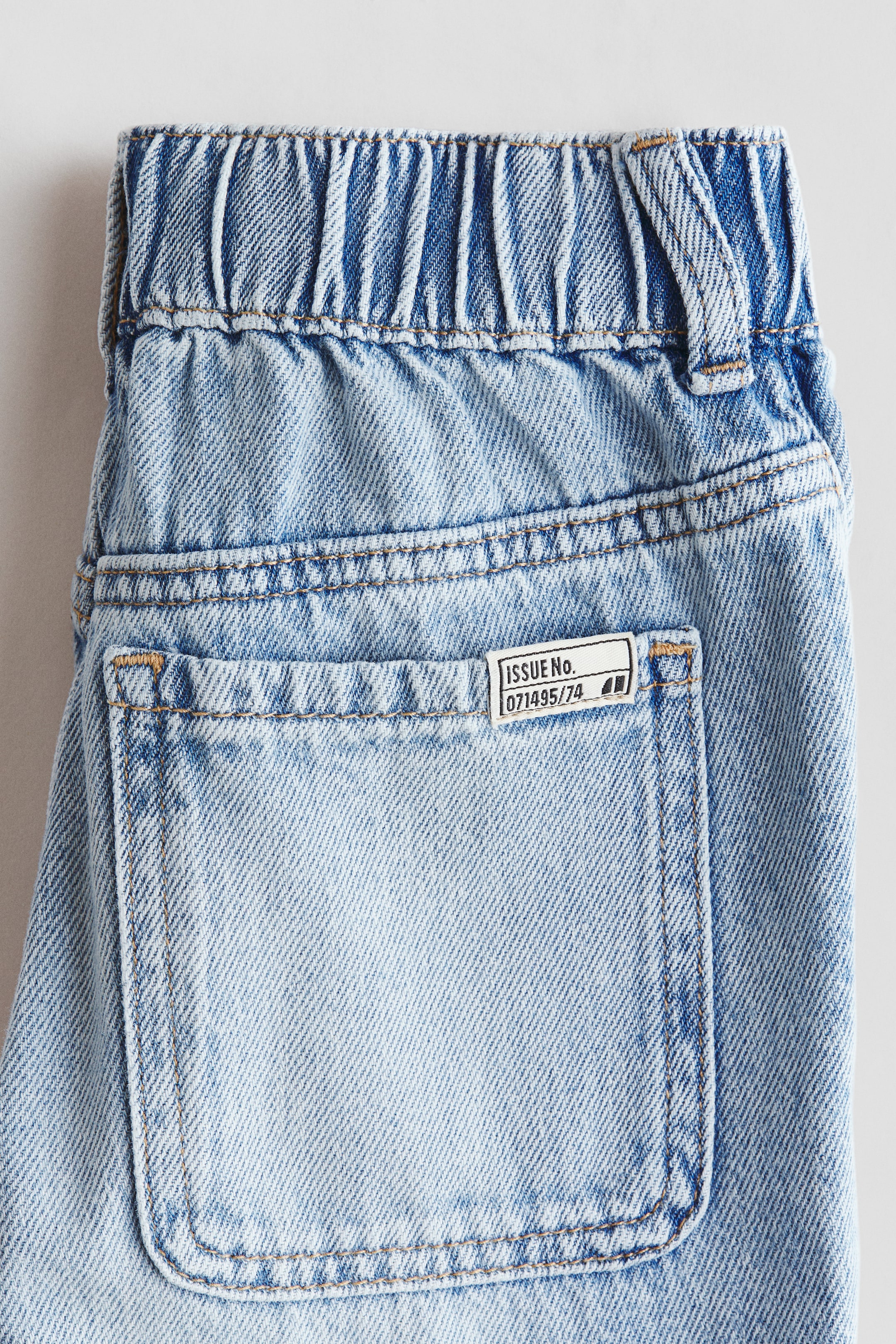 Ver imagen más grande: Joggers en denim de algodón - Denim azul claro - NIÑOS | H&M ES 5