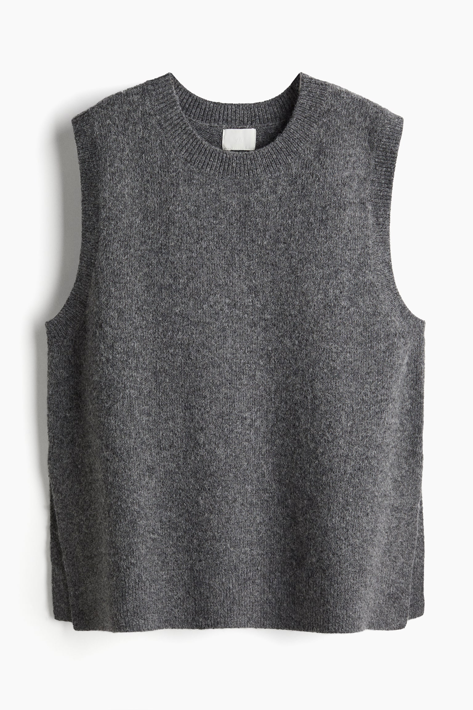 Sweater vest - Dark grey marl/Cream/Greige marl - 2