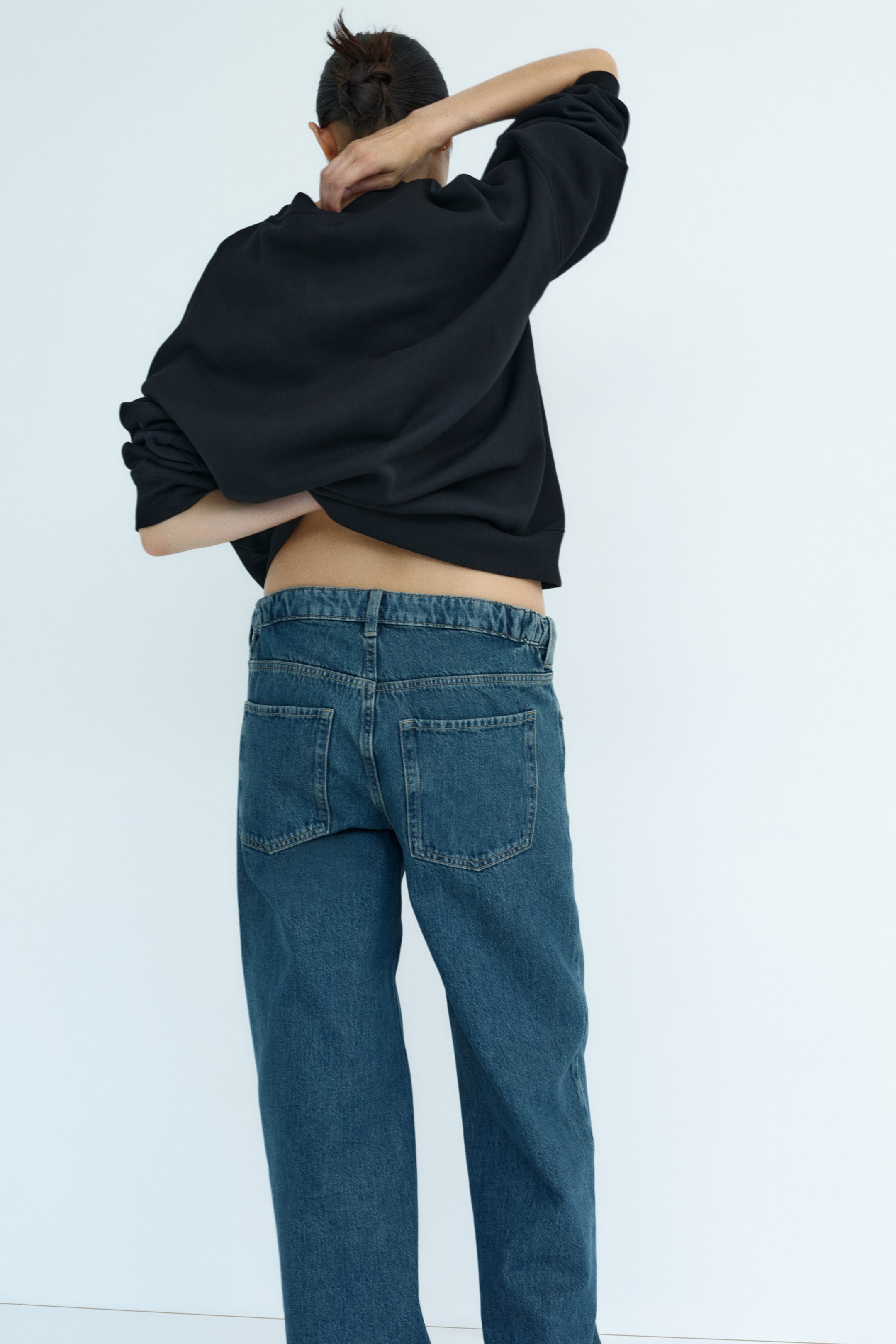 MAMA Wide Low Waist Jeans