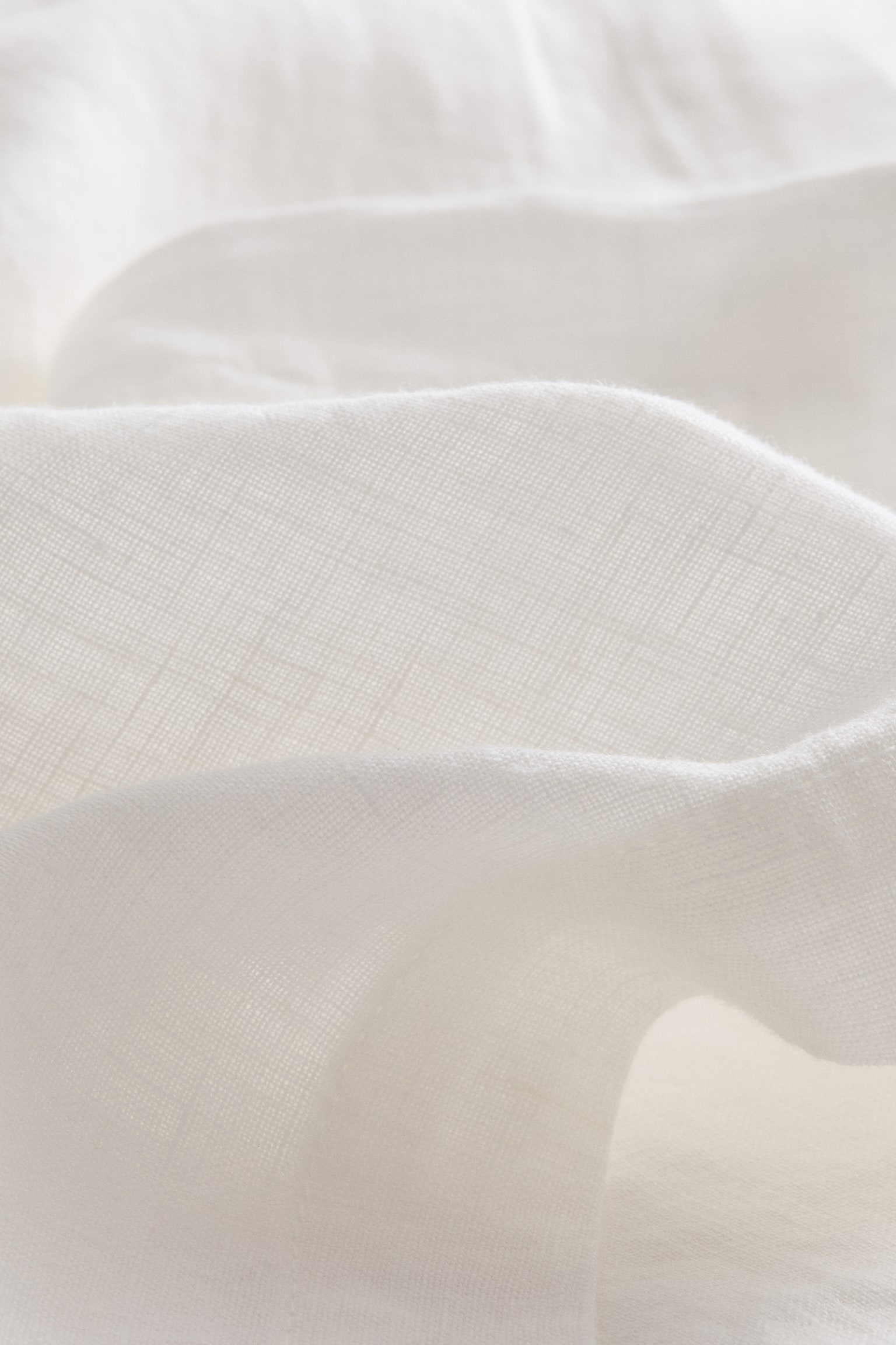 Tovaglia in lino - Bianco/Beige