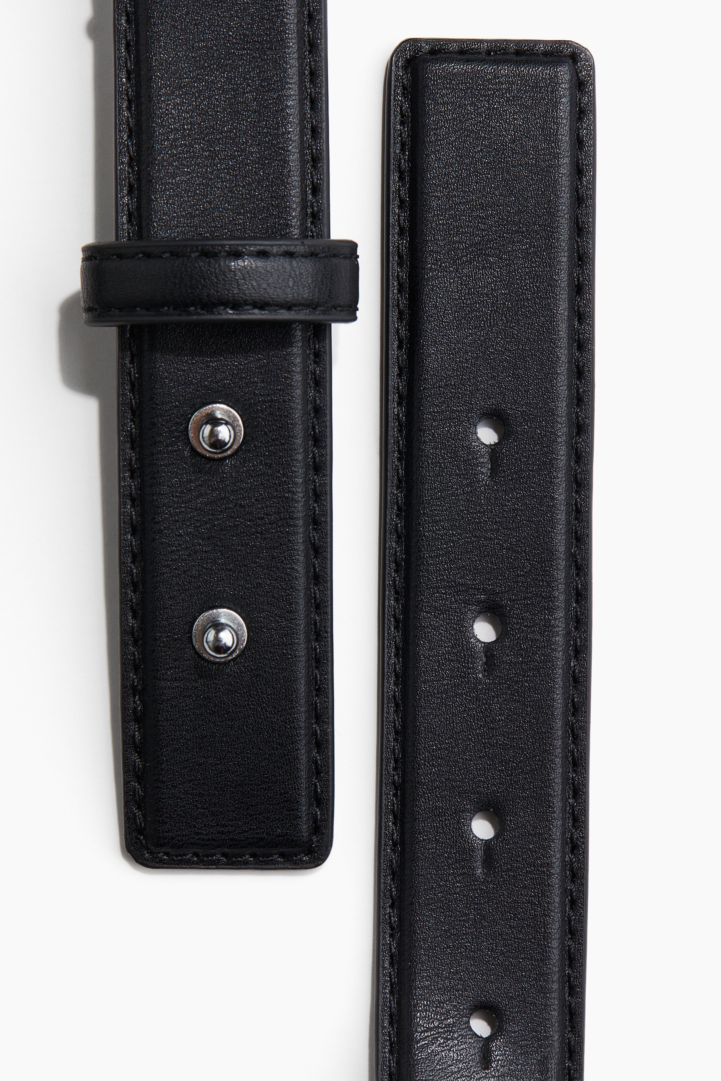 H&M Elegant Black Knotted Belt Men main image 2