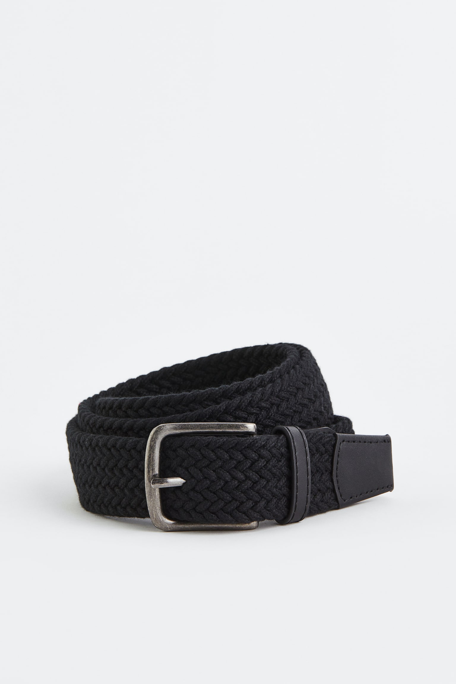 Braided Belt - Black/Dark blue - 1