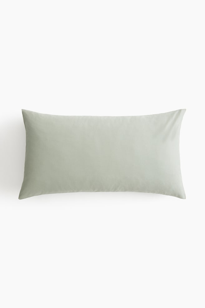 Cotton Pillowcase - Sage green/Khaki green/Dark green/Olive green/White/Light dusty beige/Taupe/Light pink/Light dusty pink - 1
