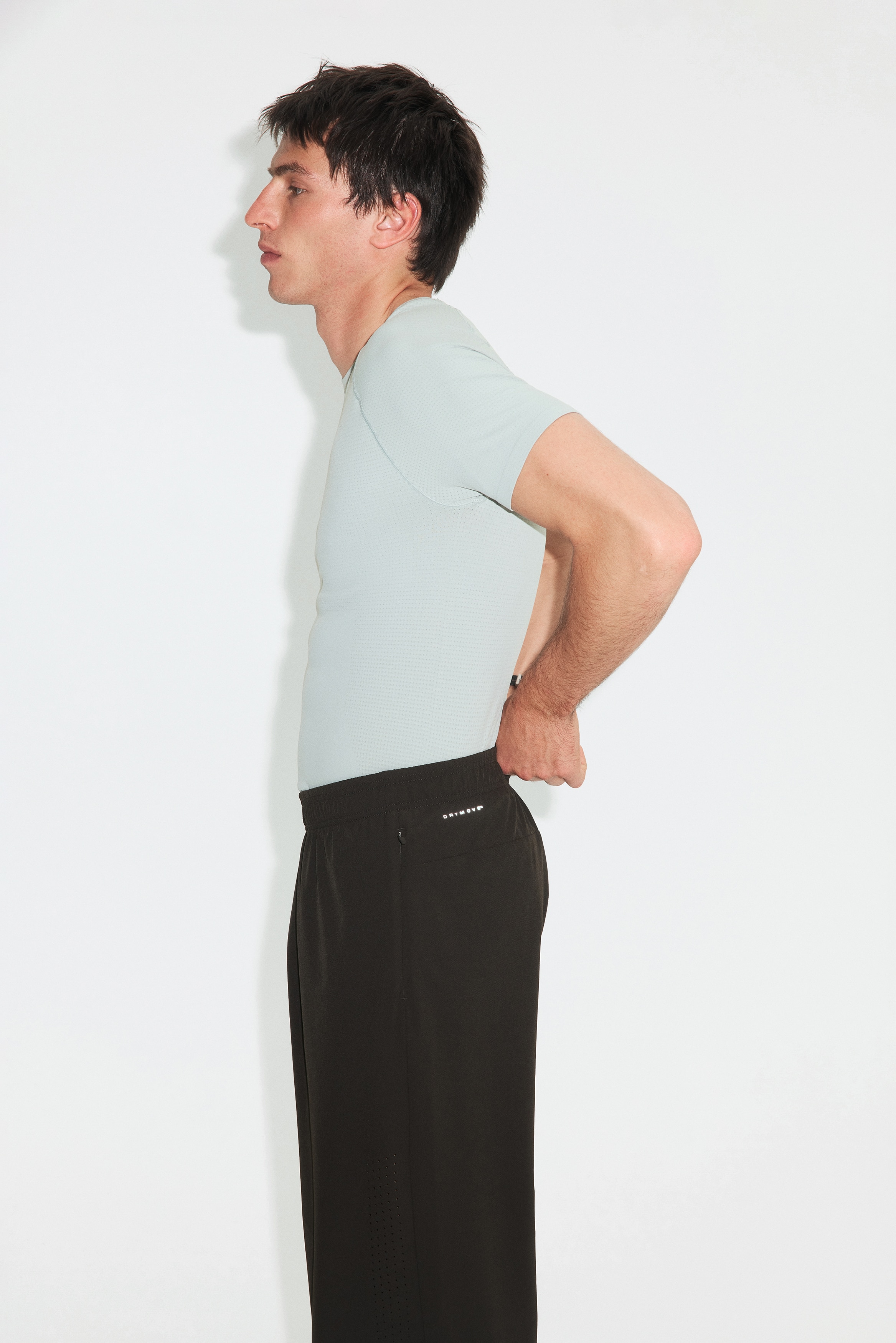 マッスルフィット スポーツTシャツ DryMove™ - ダスティミント/ブラック/ダークブルー/ダークピンク/ダークブラウン