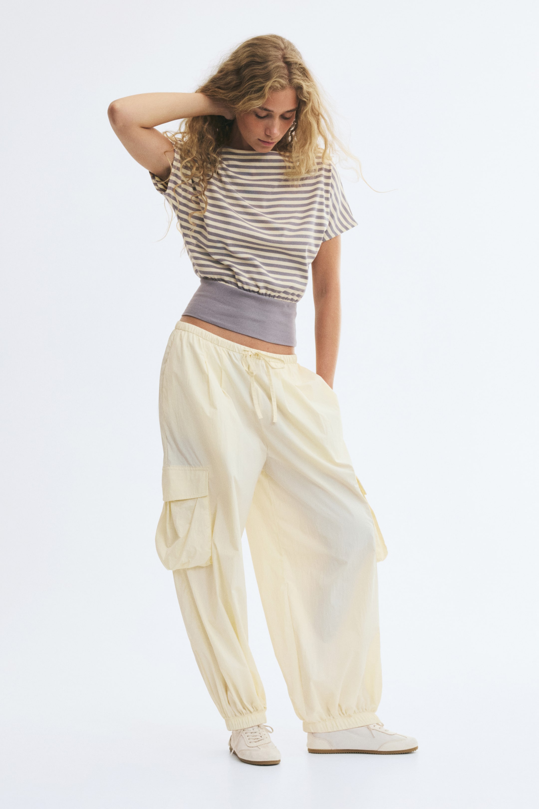 Boat-Neck Cotton Top