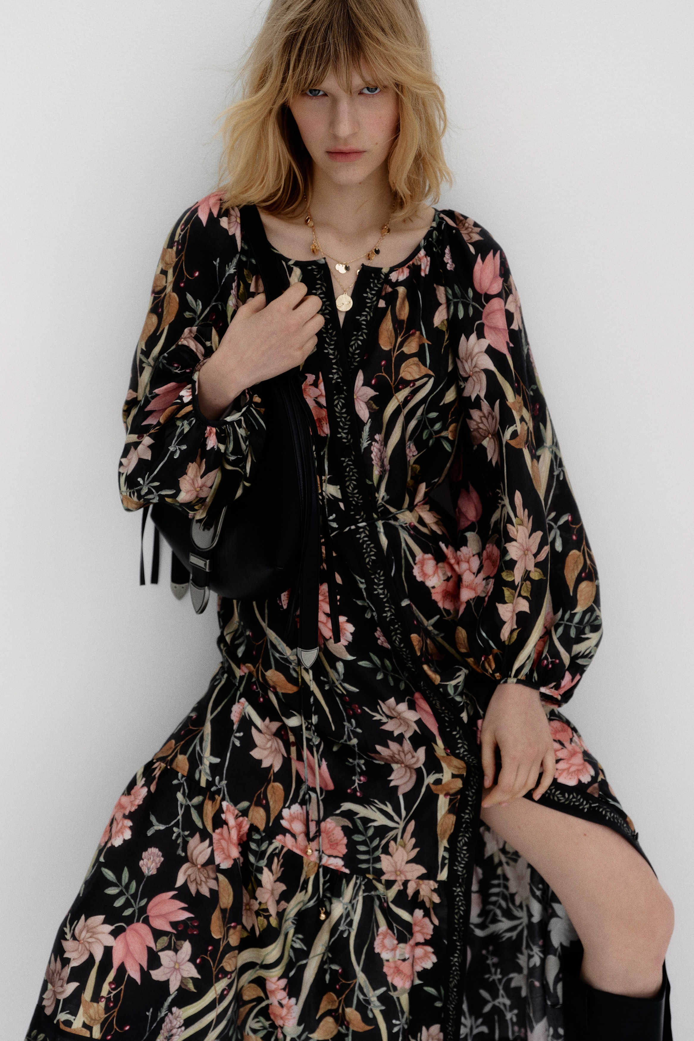 open lace back dress Sherpa Fleece Dress – Dolls Kill main image 0