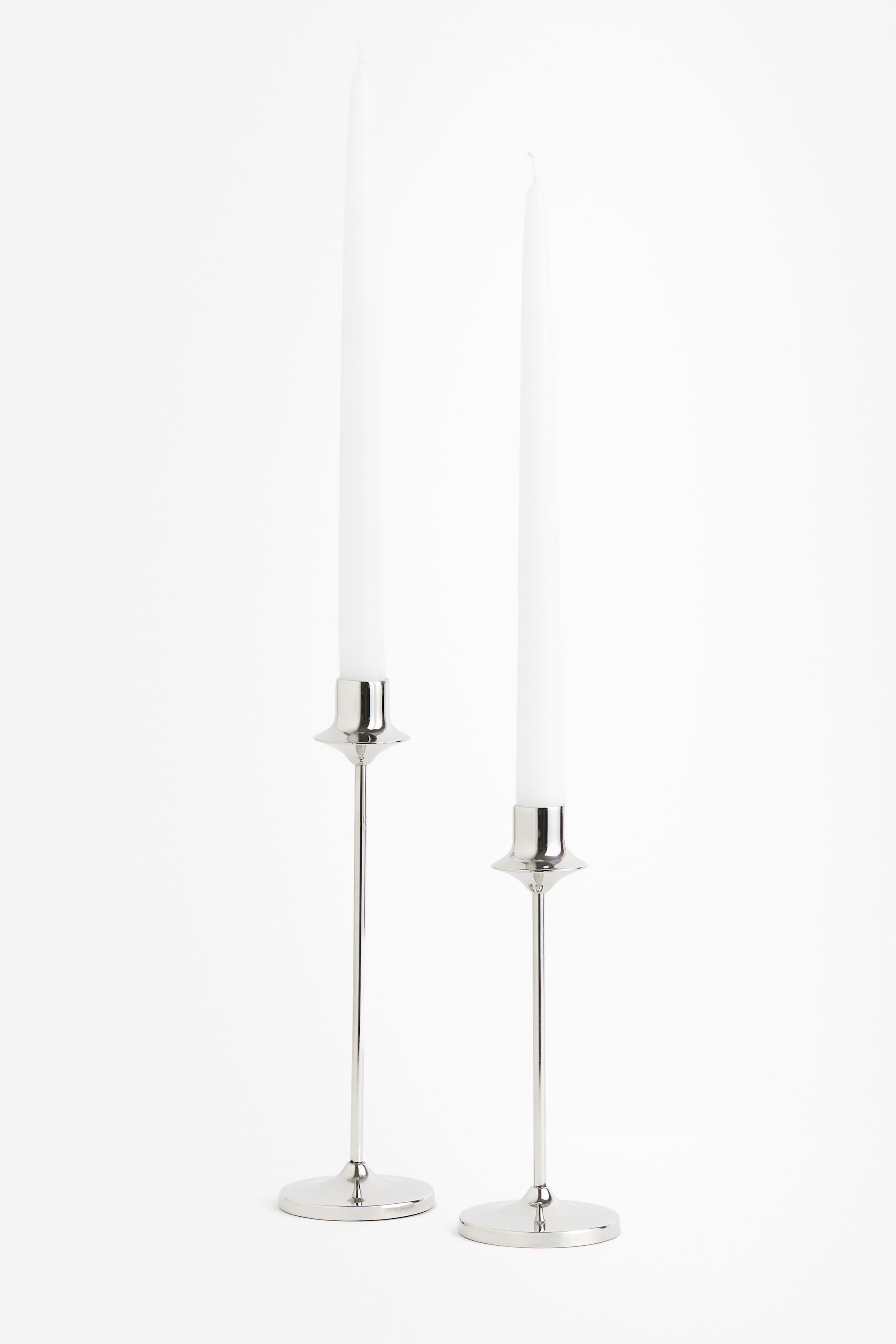 Metal Candlestick - Silver-colored - Home All | H&M US