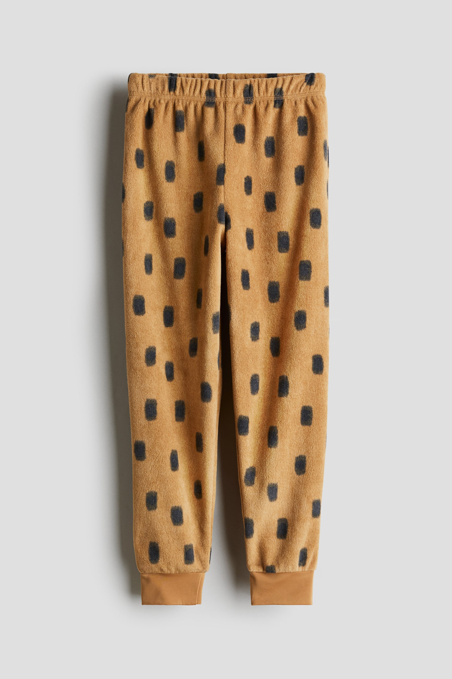 Fleece trousers - Dark beige/Spotted/Pink/Leopard-print/Green/Dinosaurs - 1