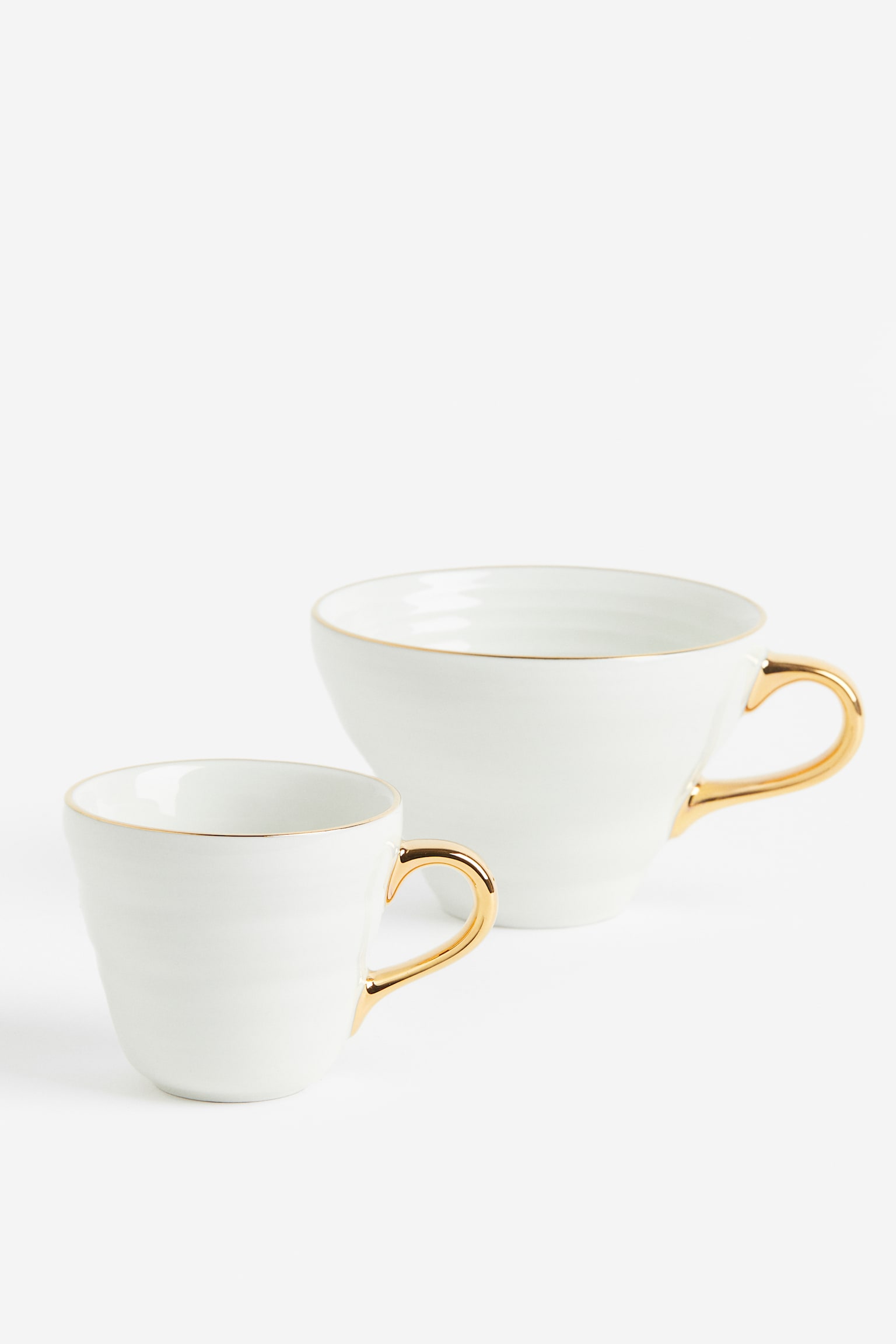 Textured porcelain cup - White - 3