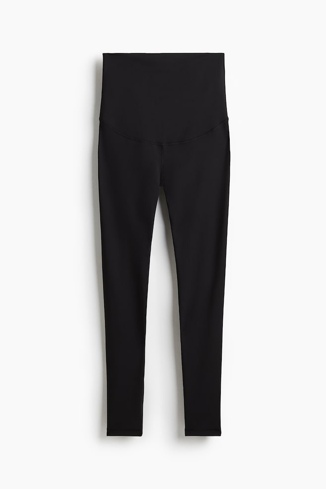 MAMA Before & After Sports Leggings - Black/Dark brown/Navy blue - 1