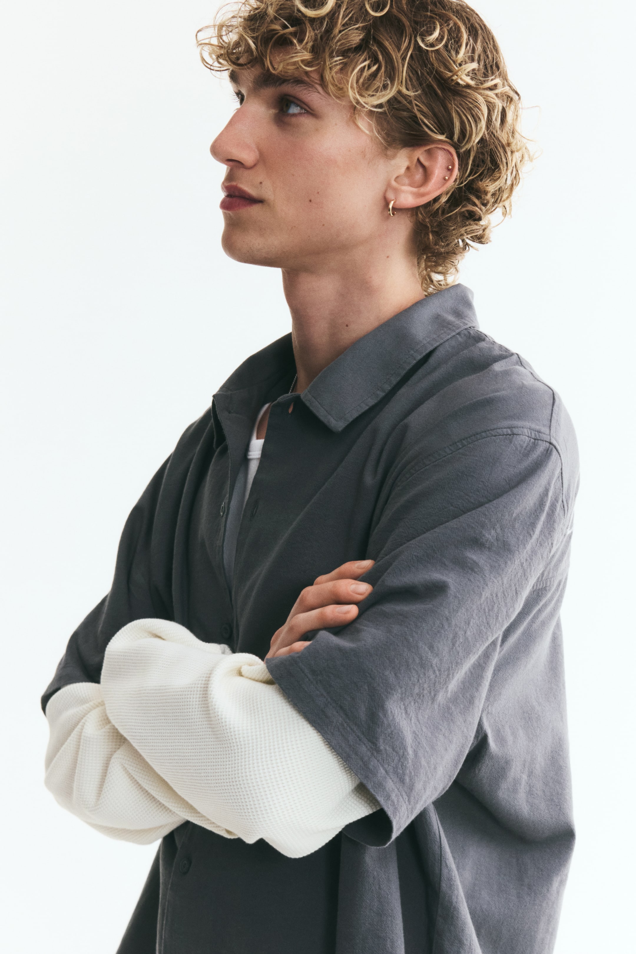 Relaxed-Fit Layered Shirt