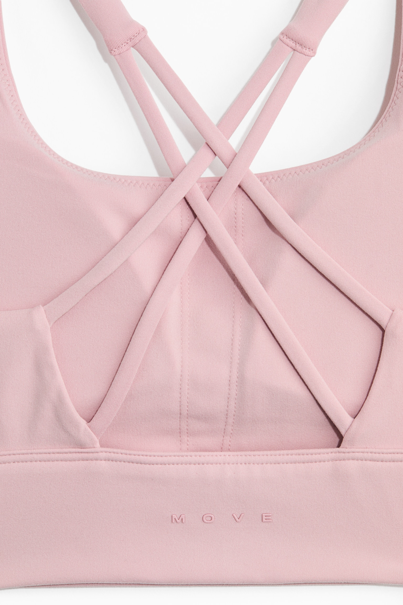 Áo ngực thể thao vải SoftMove™ Medium Support - Màu hồng phớt trung tính/Màu nâu đậm/Màu ngà/Màu xám/Màu đen/Màu quả mơ nhạt/Màu đỏ rượu nhạt/Màu hồng đất/Màu be đậm - 5