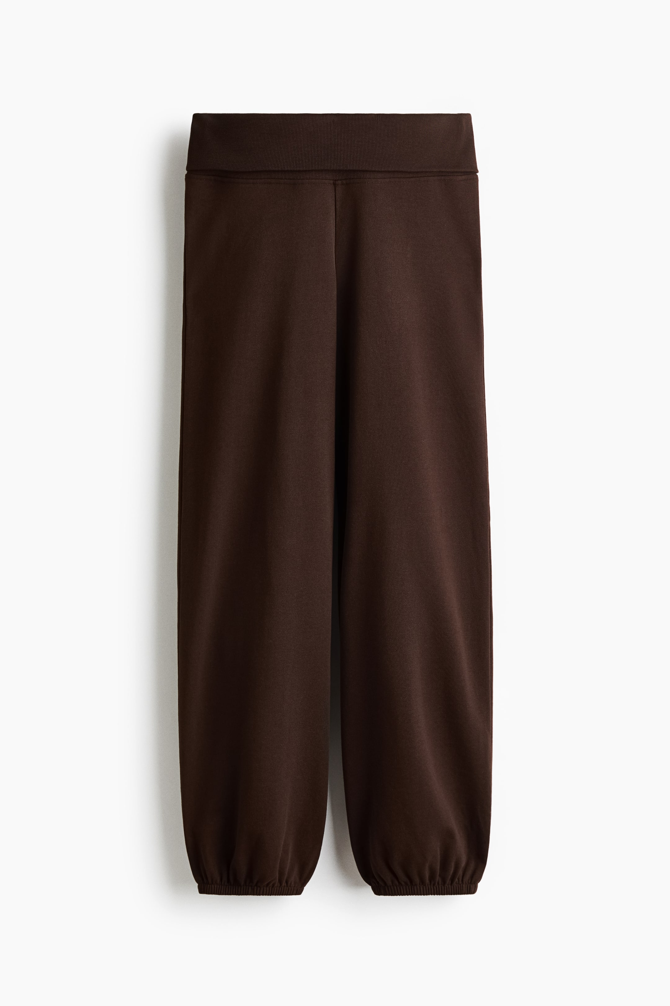 View larger image: Foldover-waist joggers - Dark brown - Ladies | H&M 1