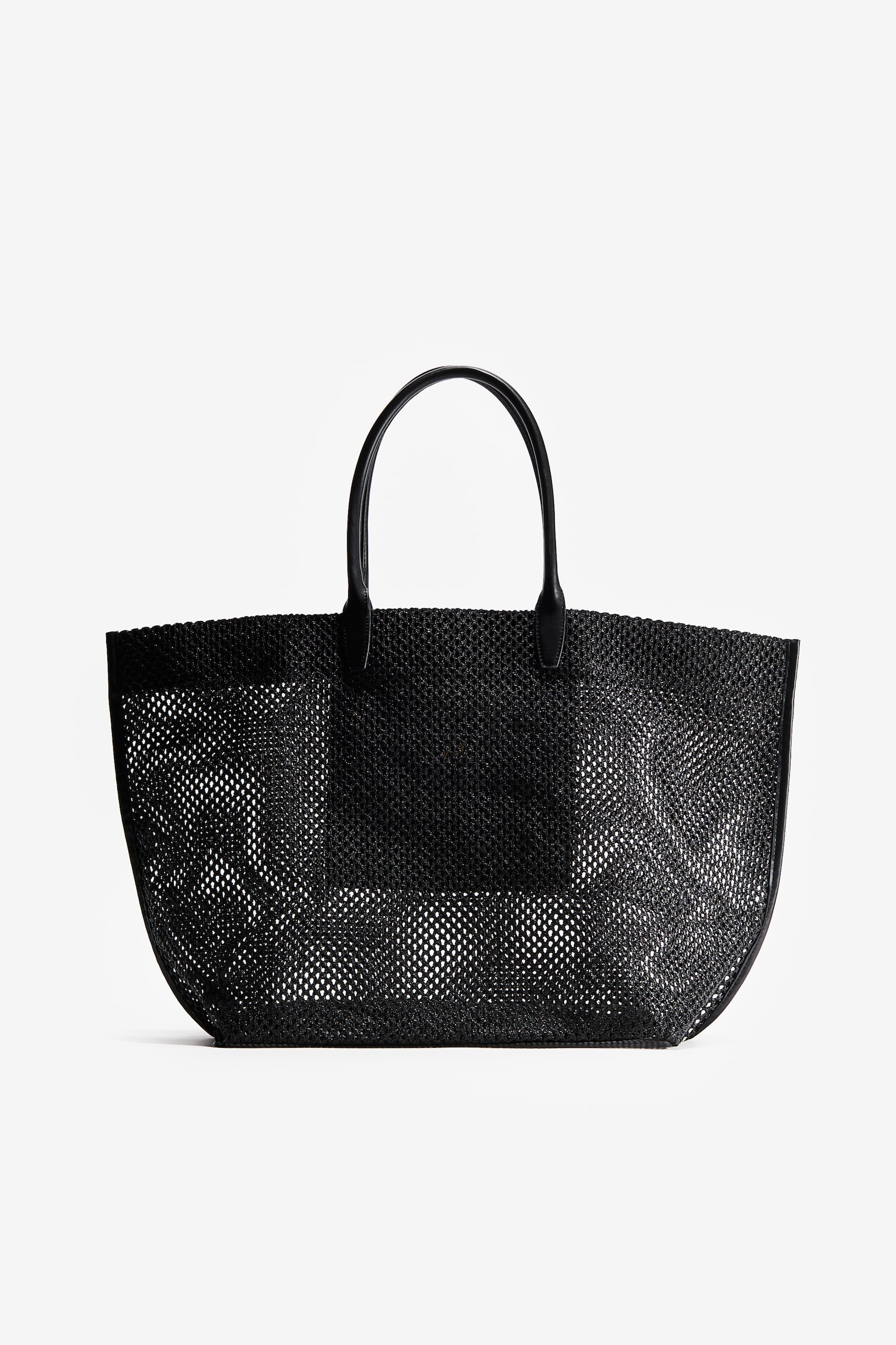 Large Shopper - Black/Beige - 2