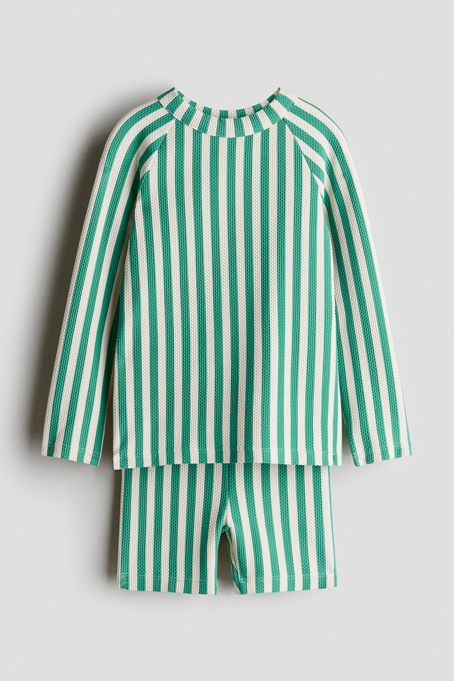 Ensemble de bain UPF 50 - Vert/rayures blanches/Rose ancien/Bleu clair/bateaux/Bleu clair/vie marine - 1