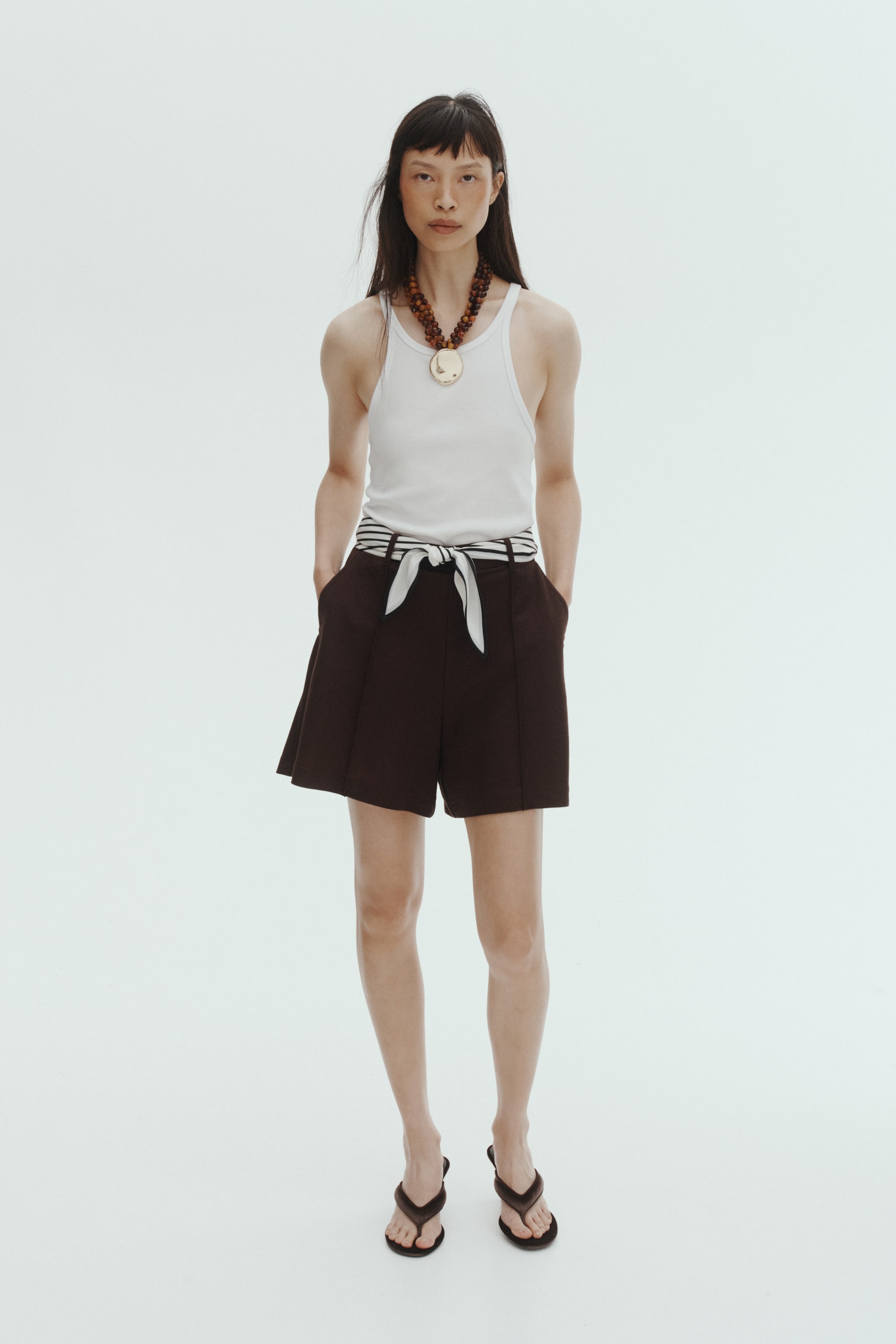 Dress Shorts with Belt