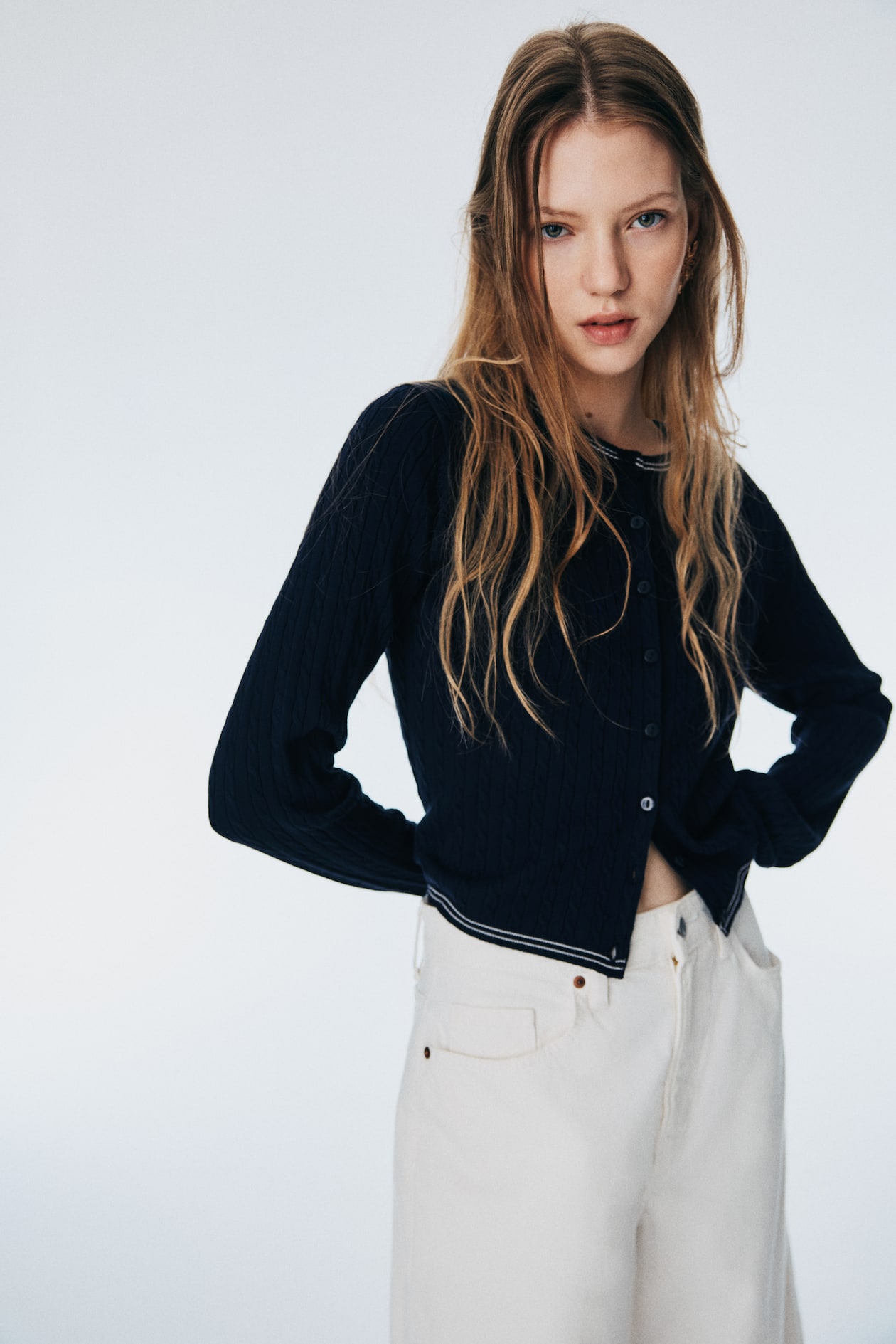Cable-Knit Cardigan - image 5