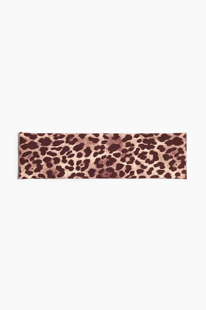 Haarband - Beige/Leopardenprint - 1