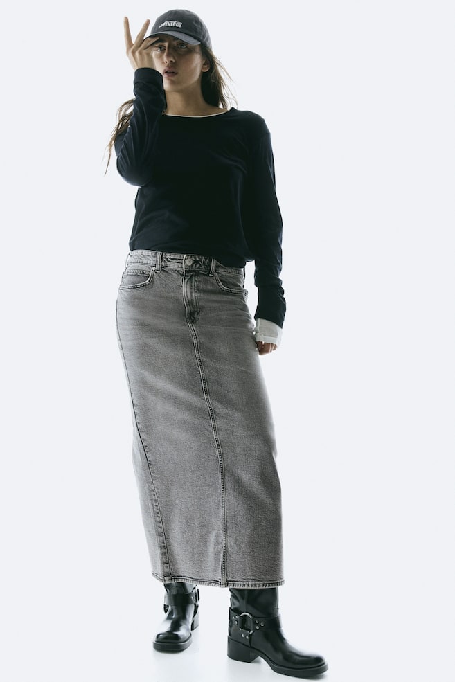 Denim skirt - Denim grey - 3