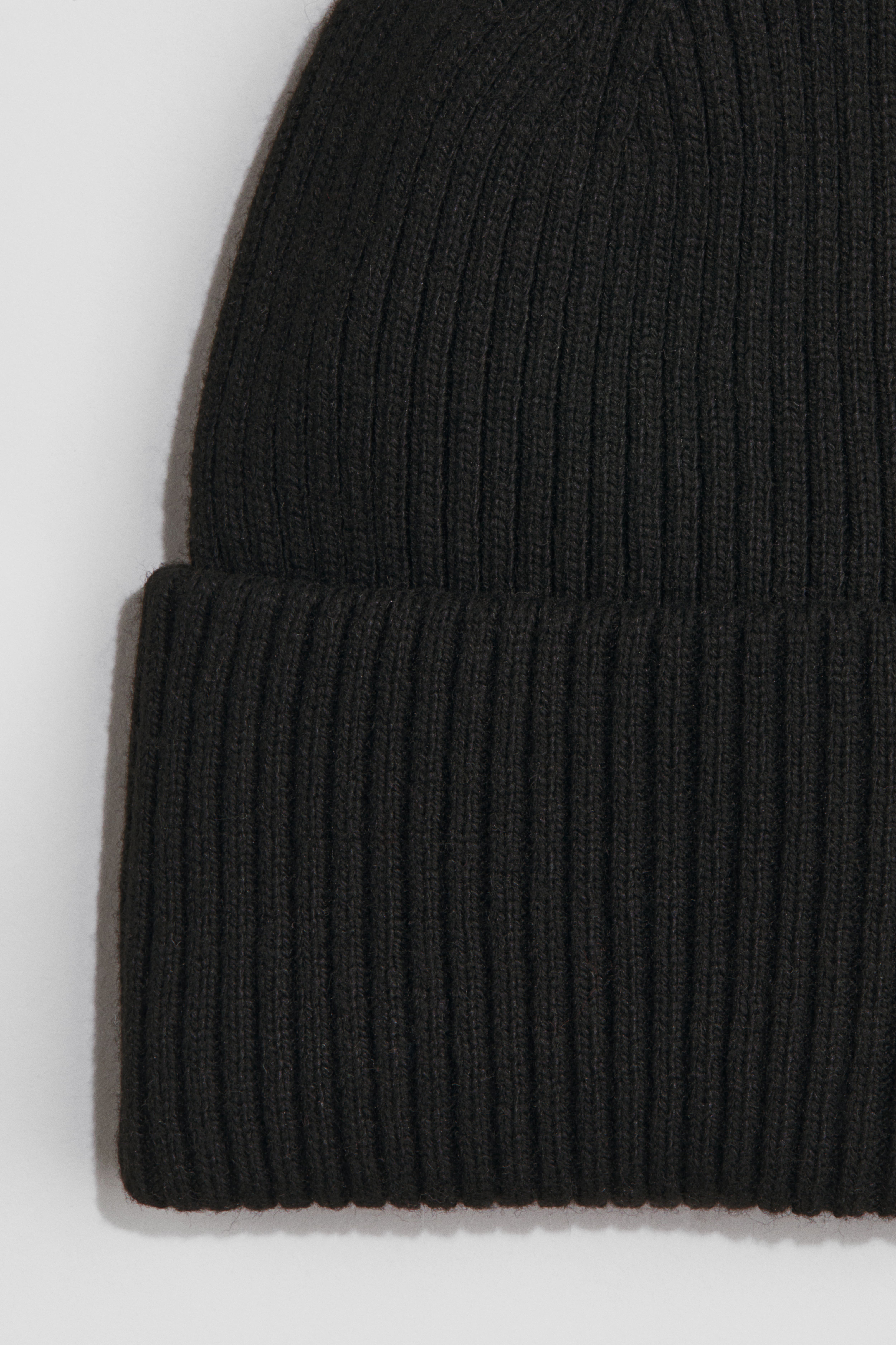 Rib-Knit Beanie