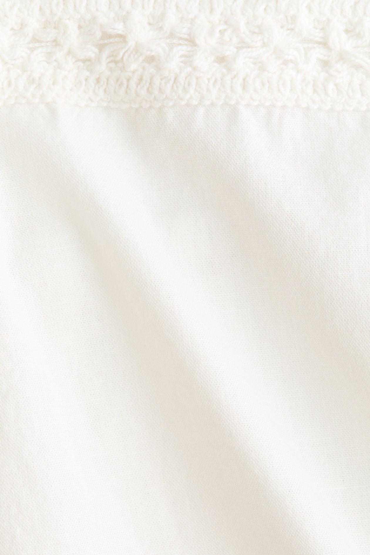 Linen-Blend Beach Crop Top - image 5