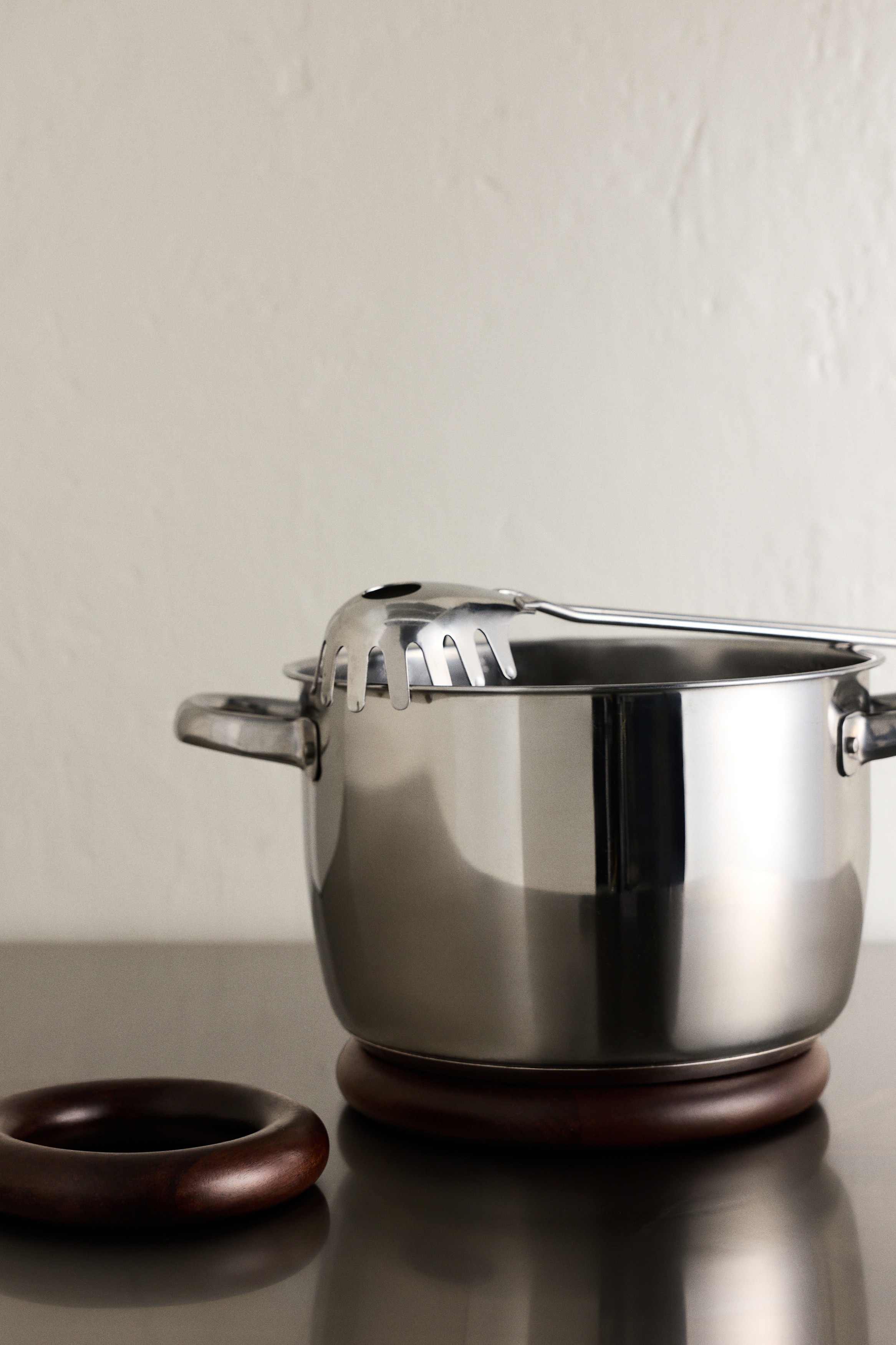 Sottopentola in legno 2 pezzi - Marrone scuro