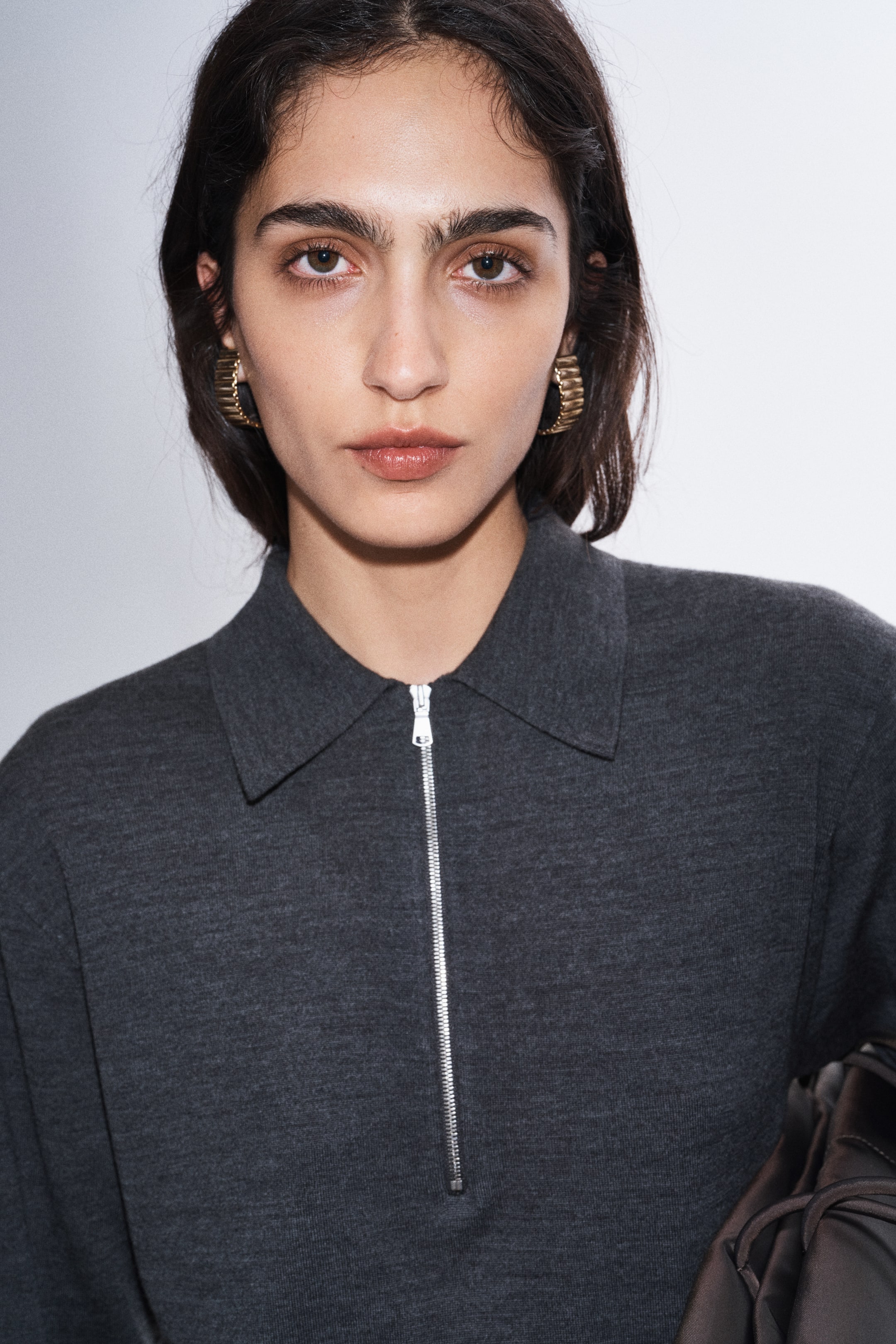 Fine-Knit Merino Wool Polo Shirt