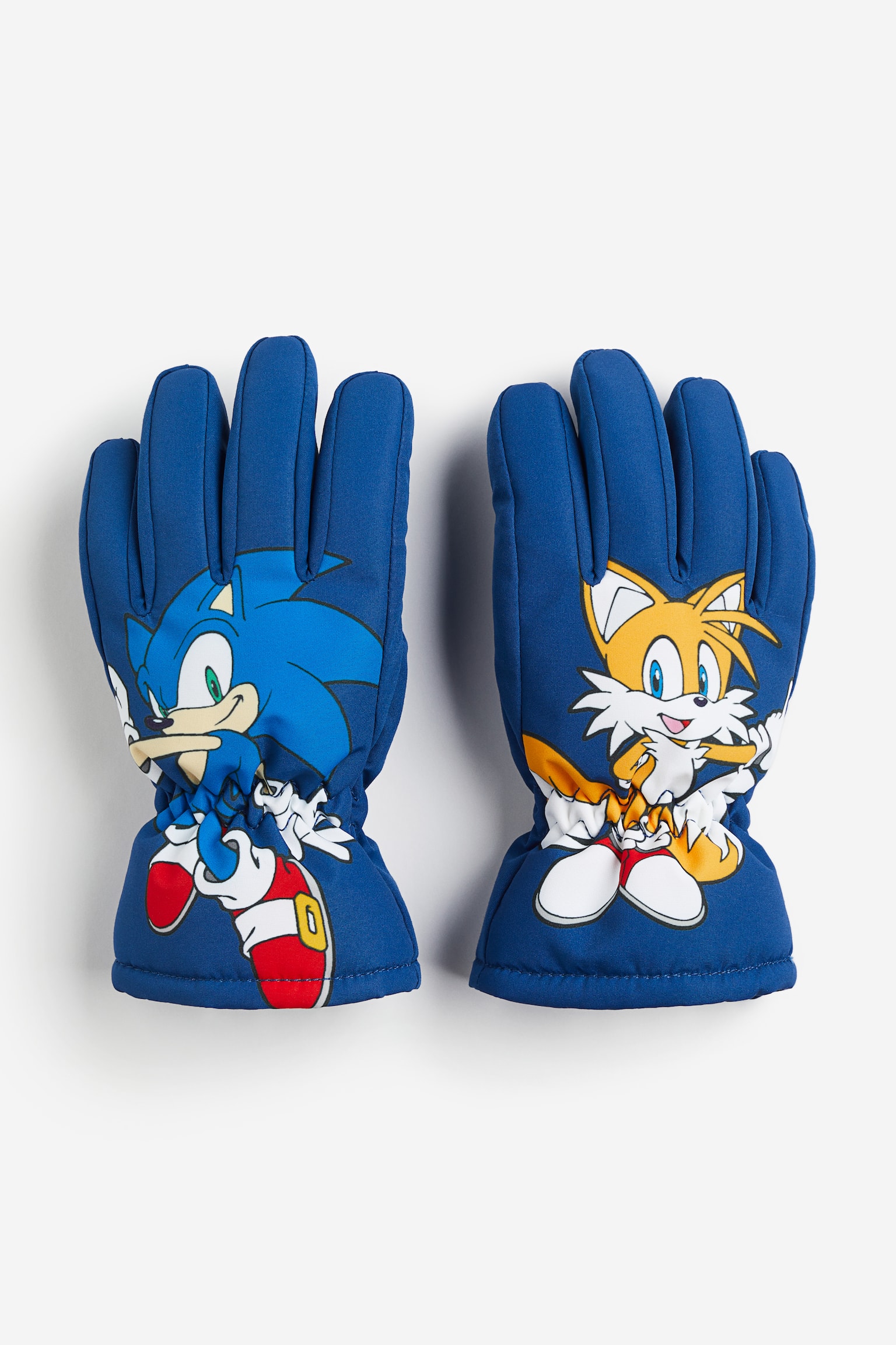 Water Repellent Padded Gloves - Blue/Sonic the Hedgehog/Black/The Avengers - 1