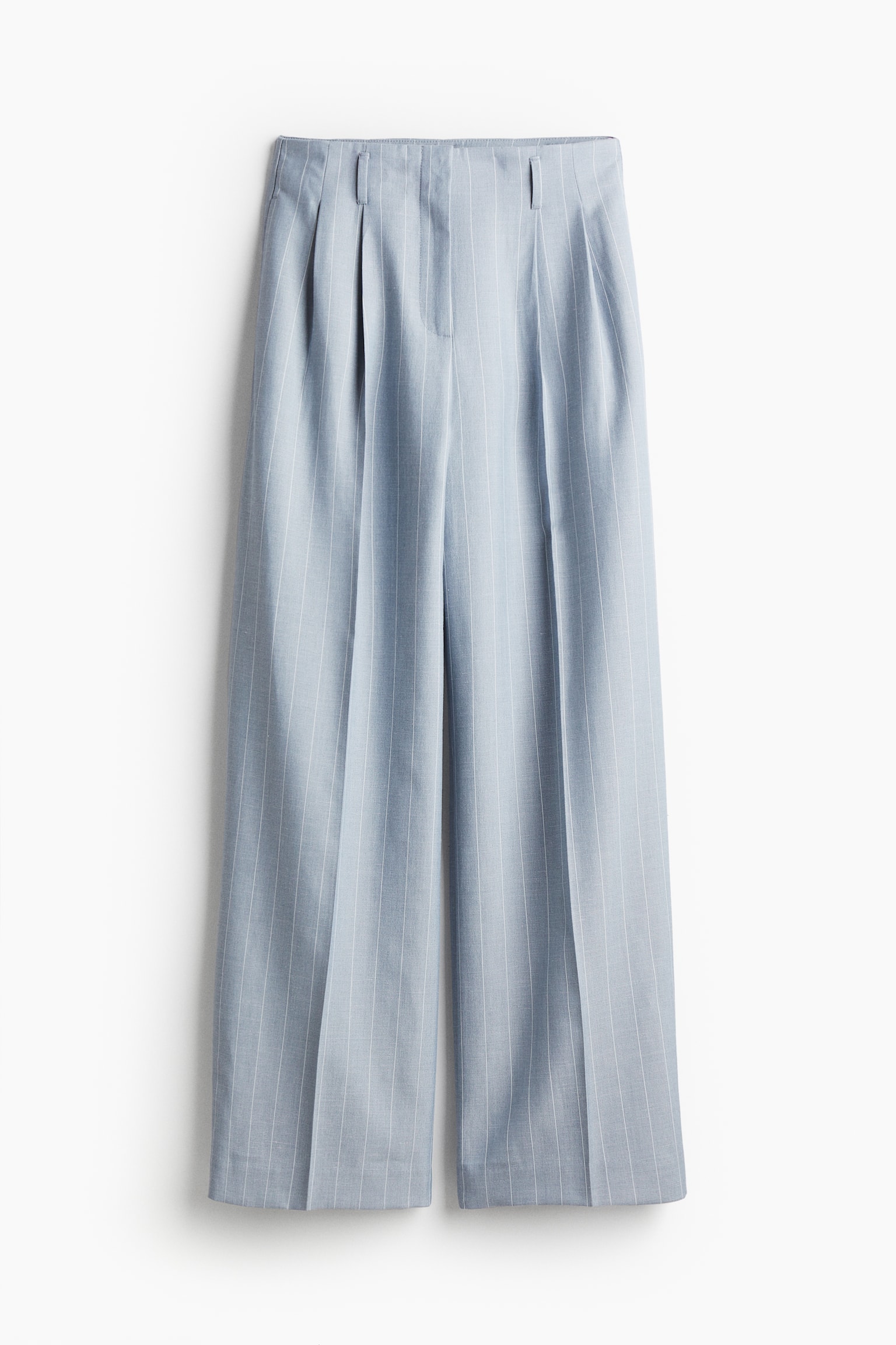 Tailored Pants - Light dusty blue/Pinstripe/Light beige - 2