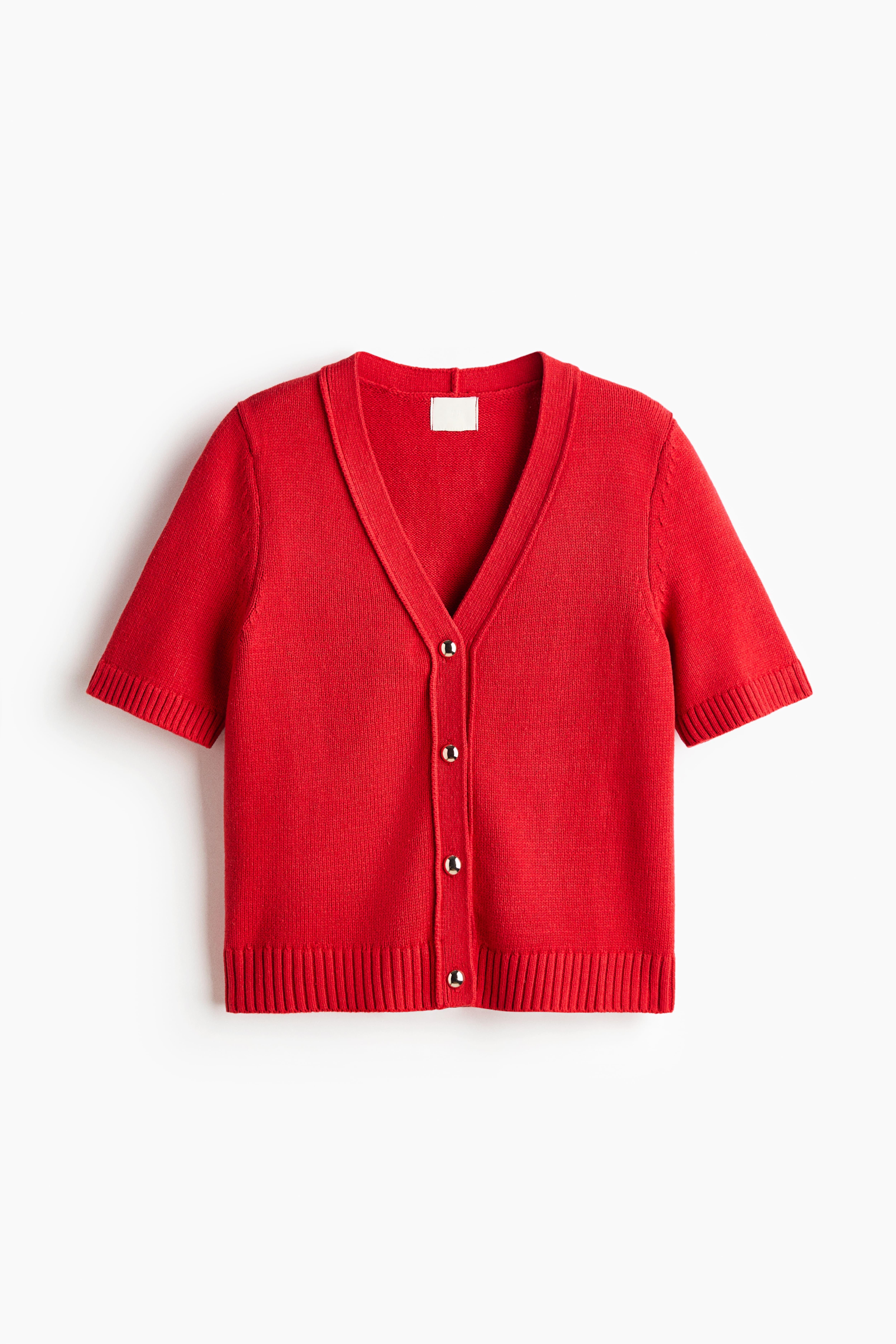 Short-Sleeved Cardigan
