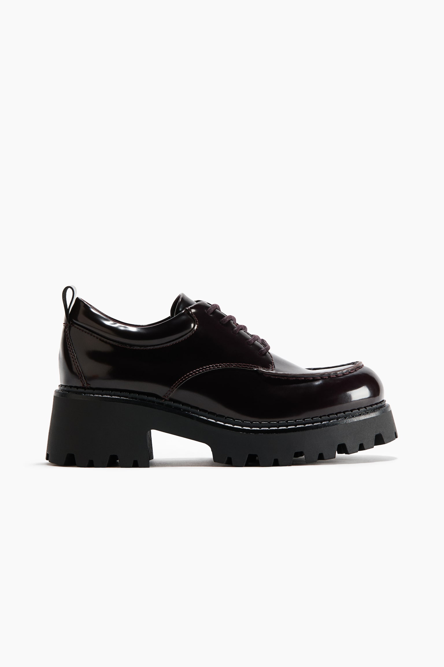 Chunky Loafer - Dunkles Pflaumenlila - 1