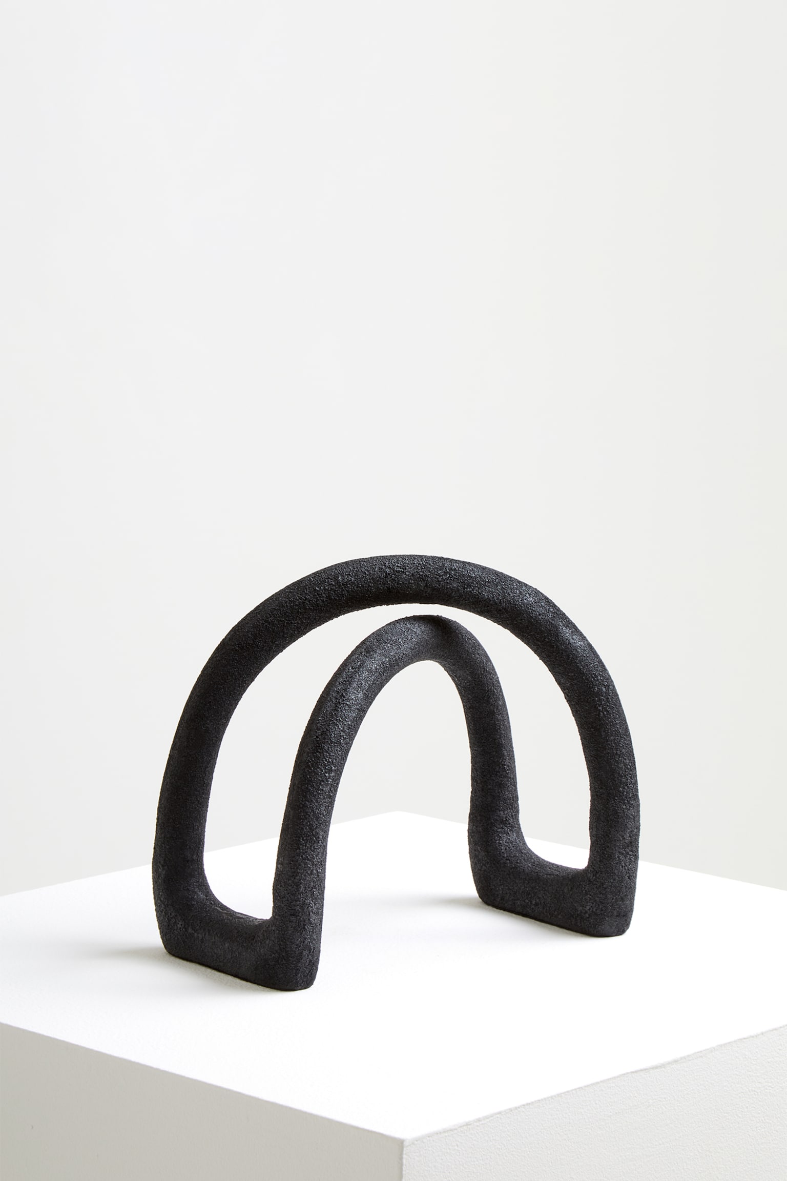 Deriva Textured Sculpture - Black - 2