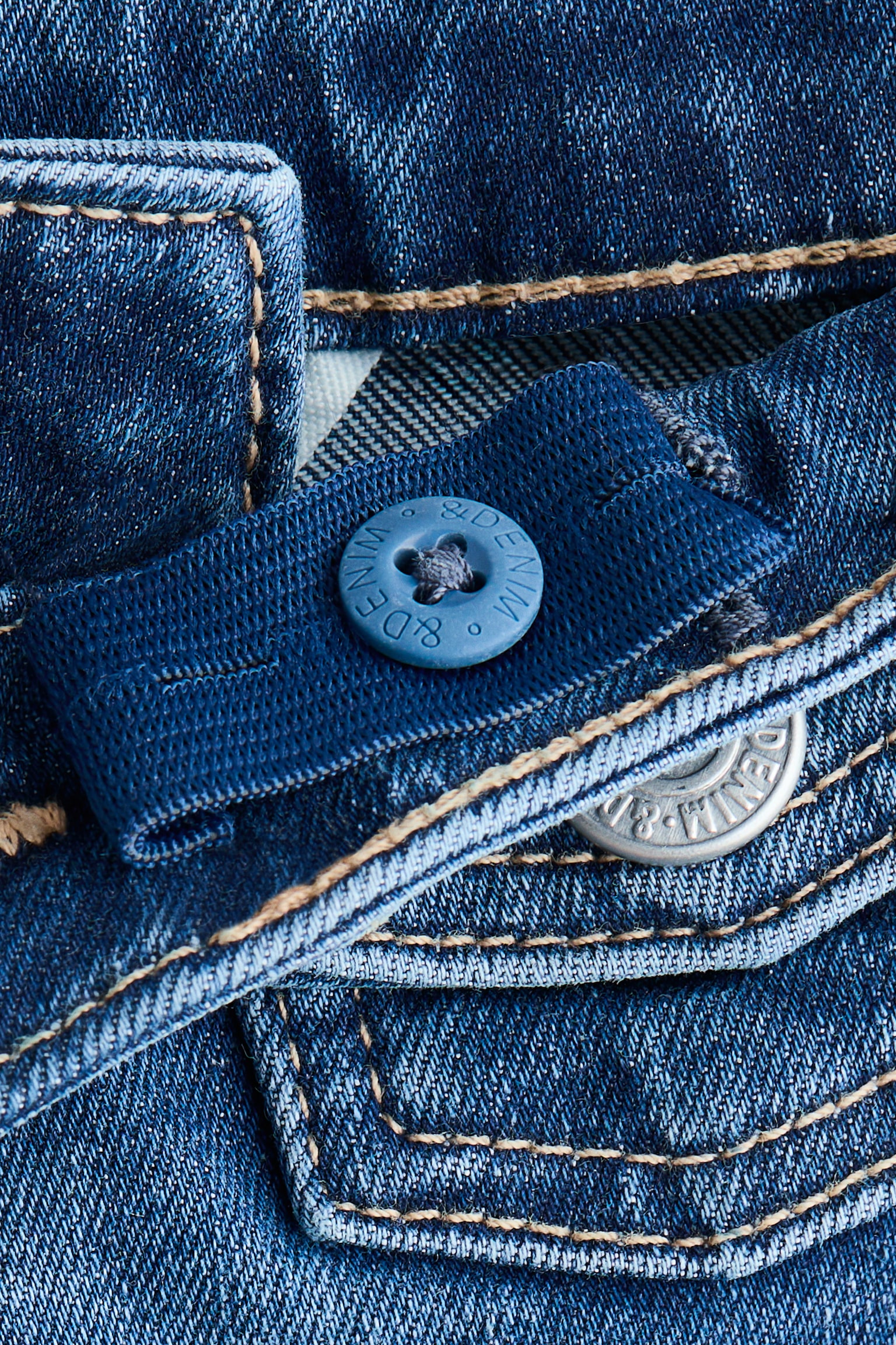 Wide Leg Jeans - Teksas plava/Svetla teksas plava - 3